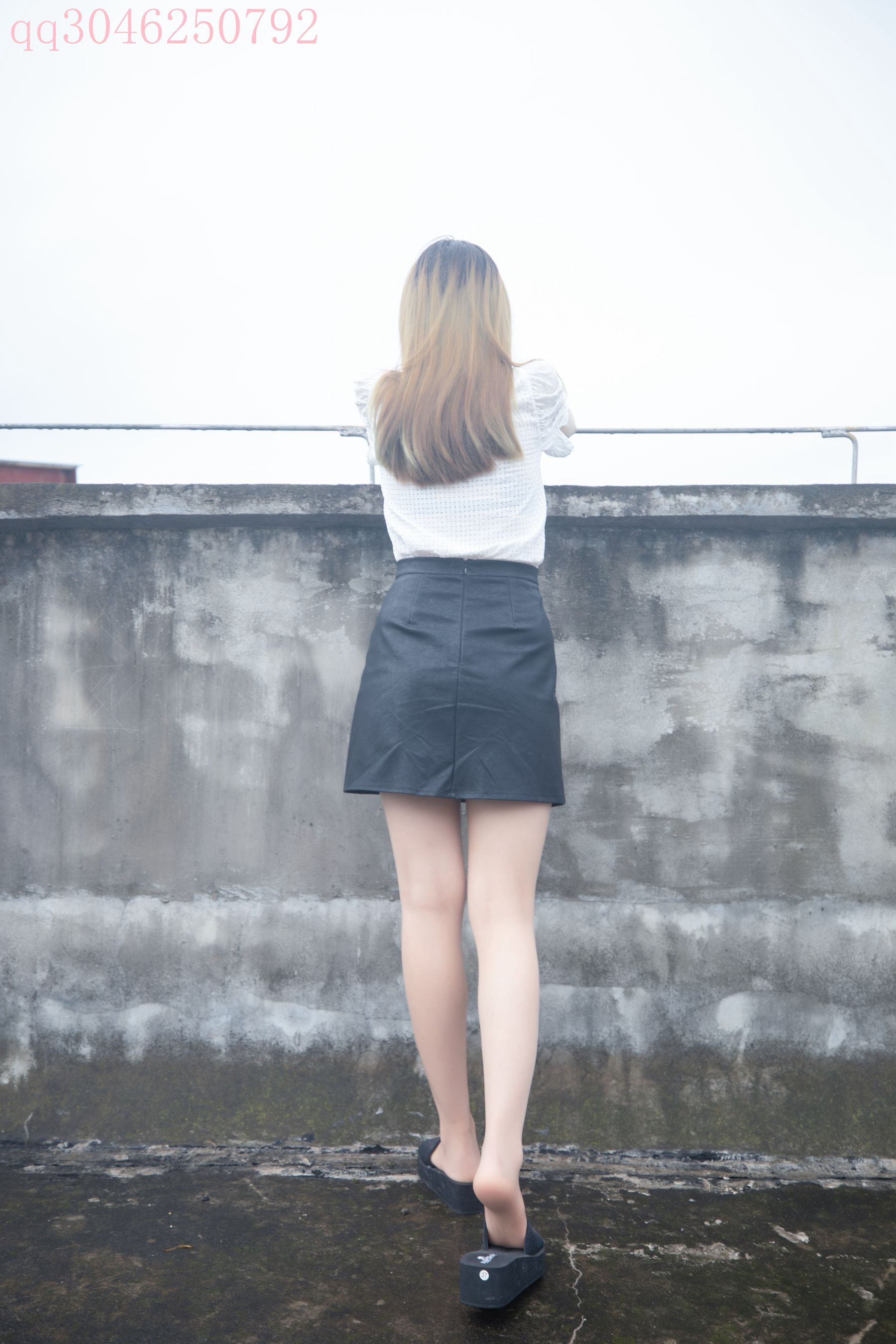 [梦丝女神MSLASS] 王晓瑞 天台肉丝