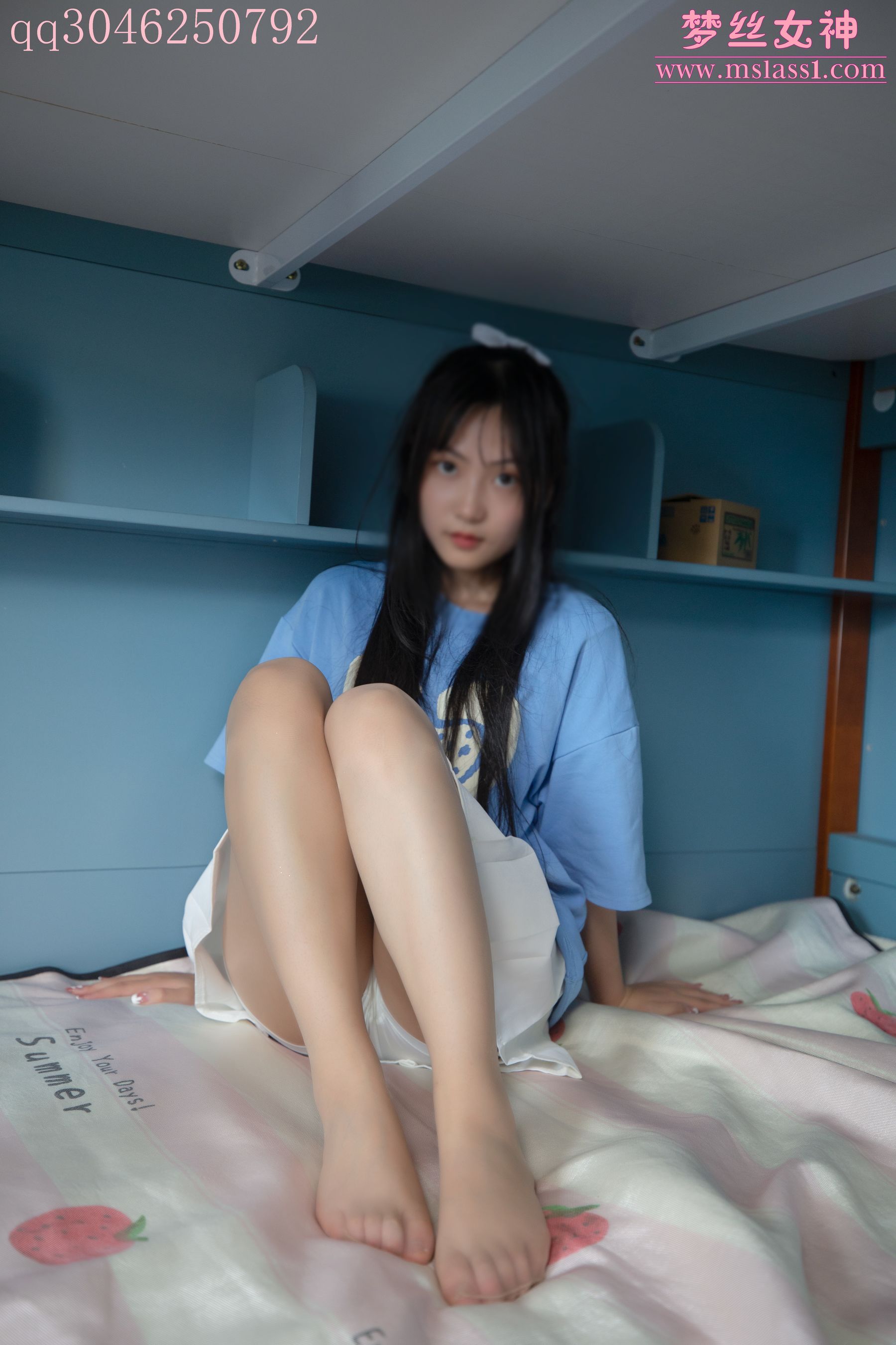 [梦丝女神MSLASS] 蓝菲菲 学妹闺房