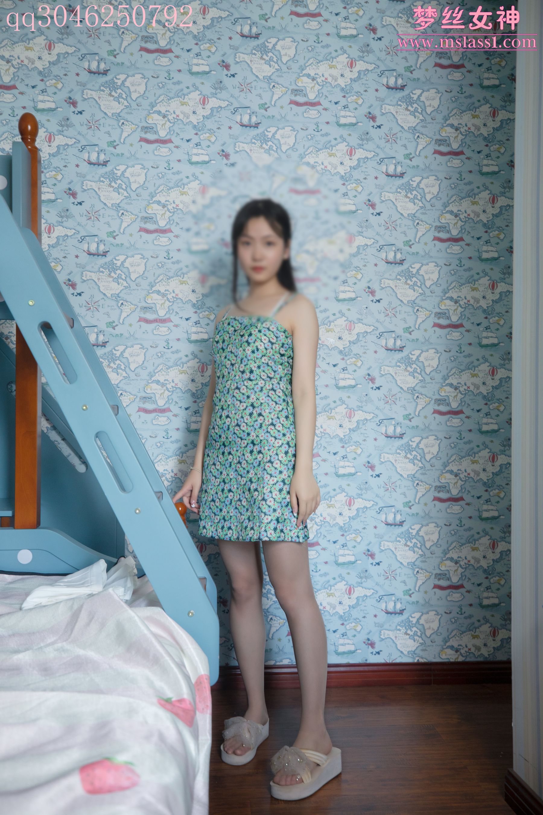 [梦丝女神MSLASS] 蓝菲菲 学妹闺房