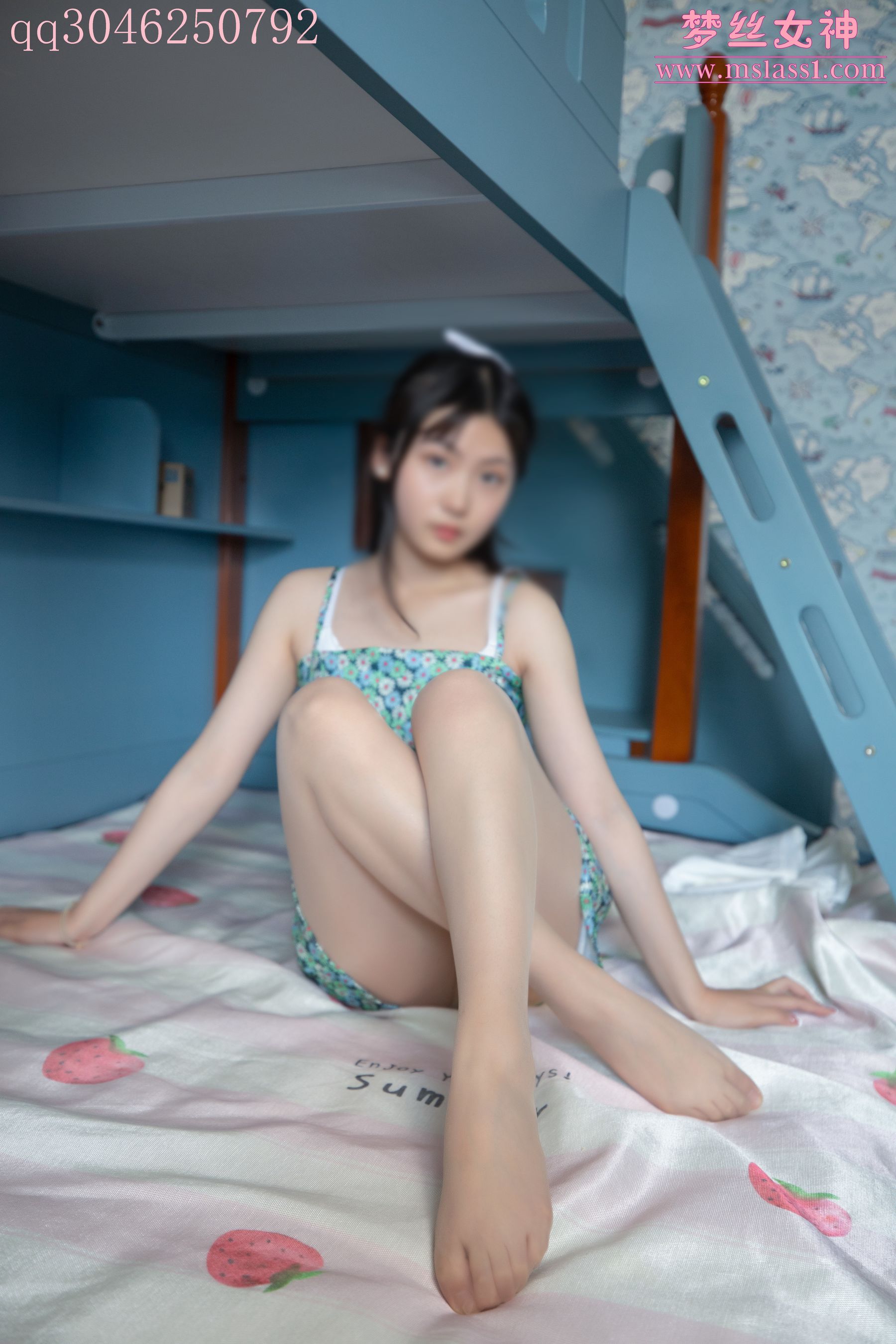 [梦丝女神MSLASS] 蓝菲菲 学妹闺房
