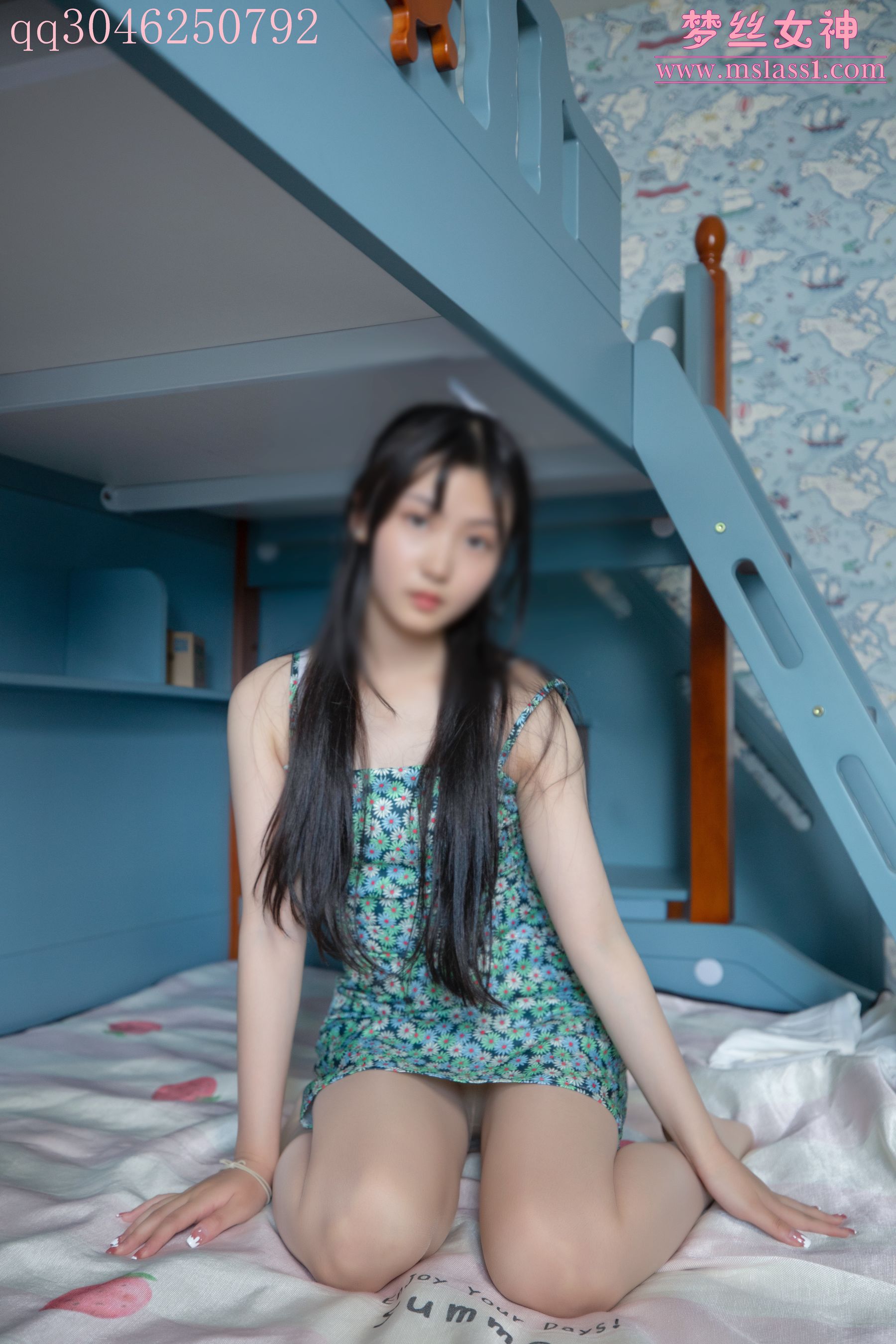 [梦丝女神MSLASS] 蓝菲菲 学妹闺房