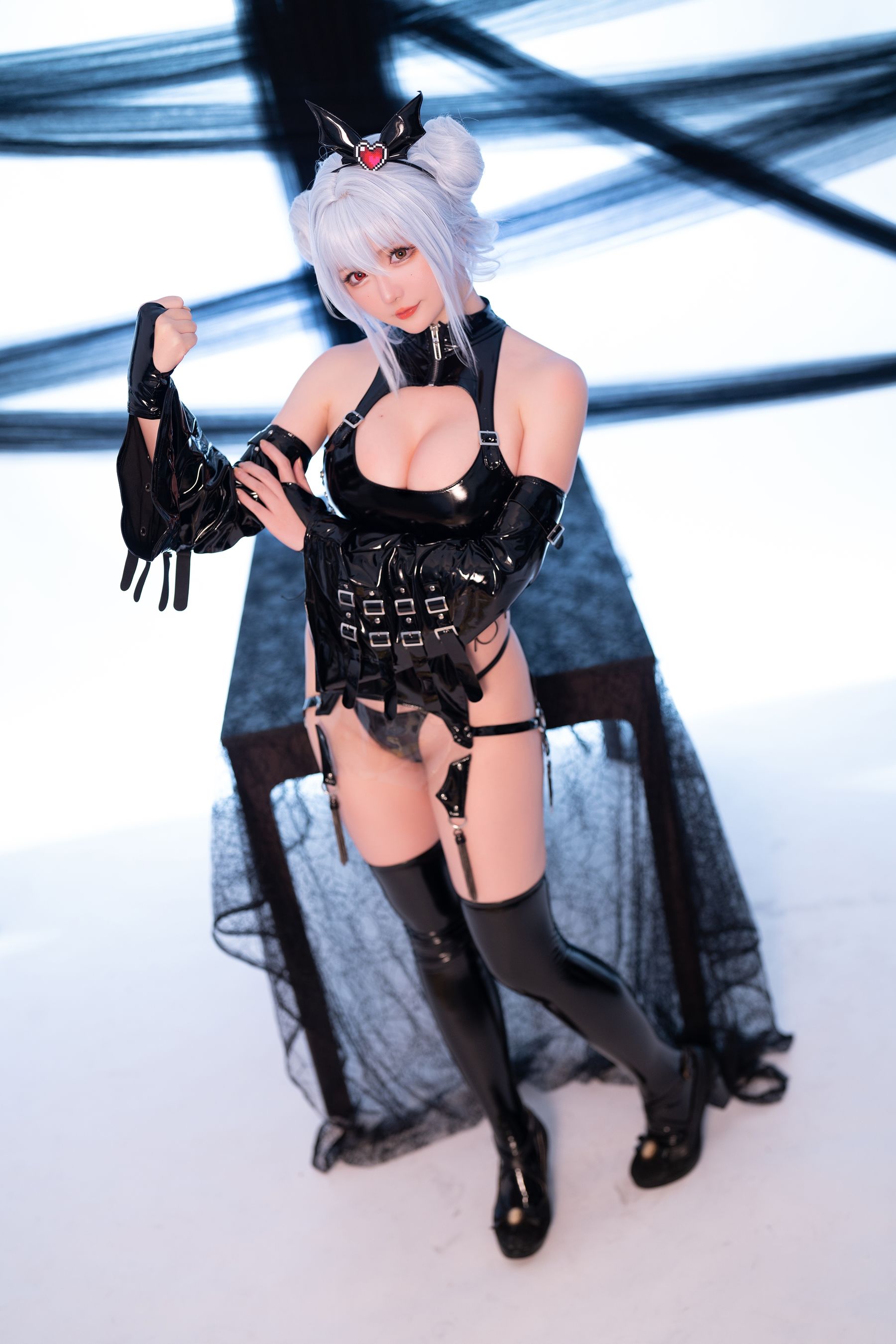[福利COS] Coser小姐姐星之迟迟 - 水蓝小恶魔
