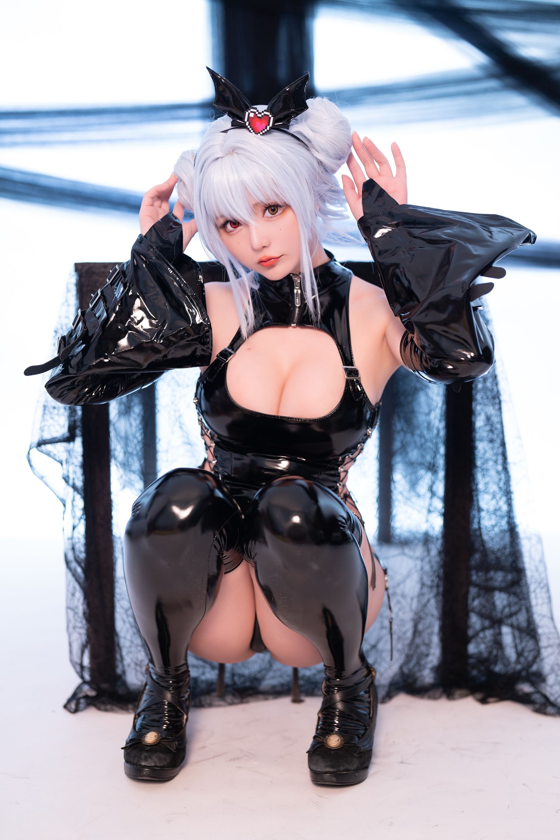 [福利COS] Coser小姐姐星之迟迟 - 水蓝小恶魔