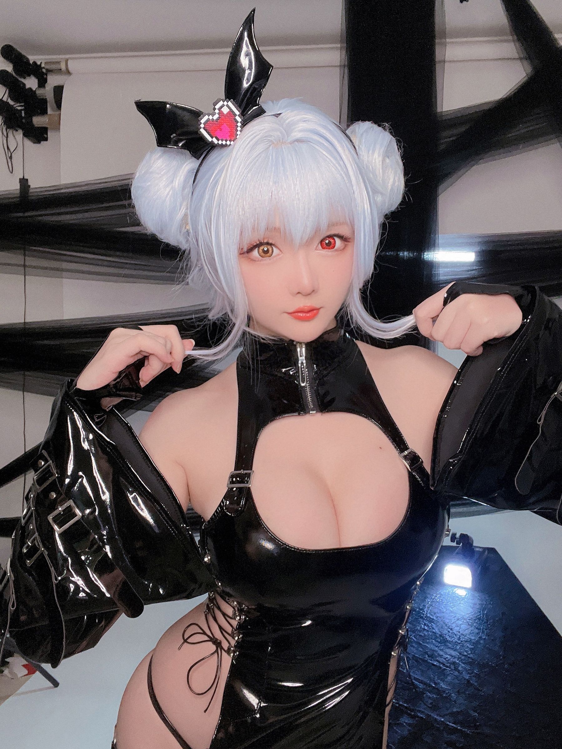 [福利COS] Coser小姐姐星之迟迟 - 水蓝小恶魔