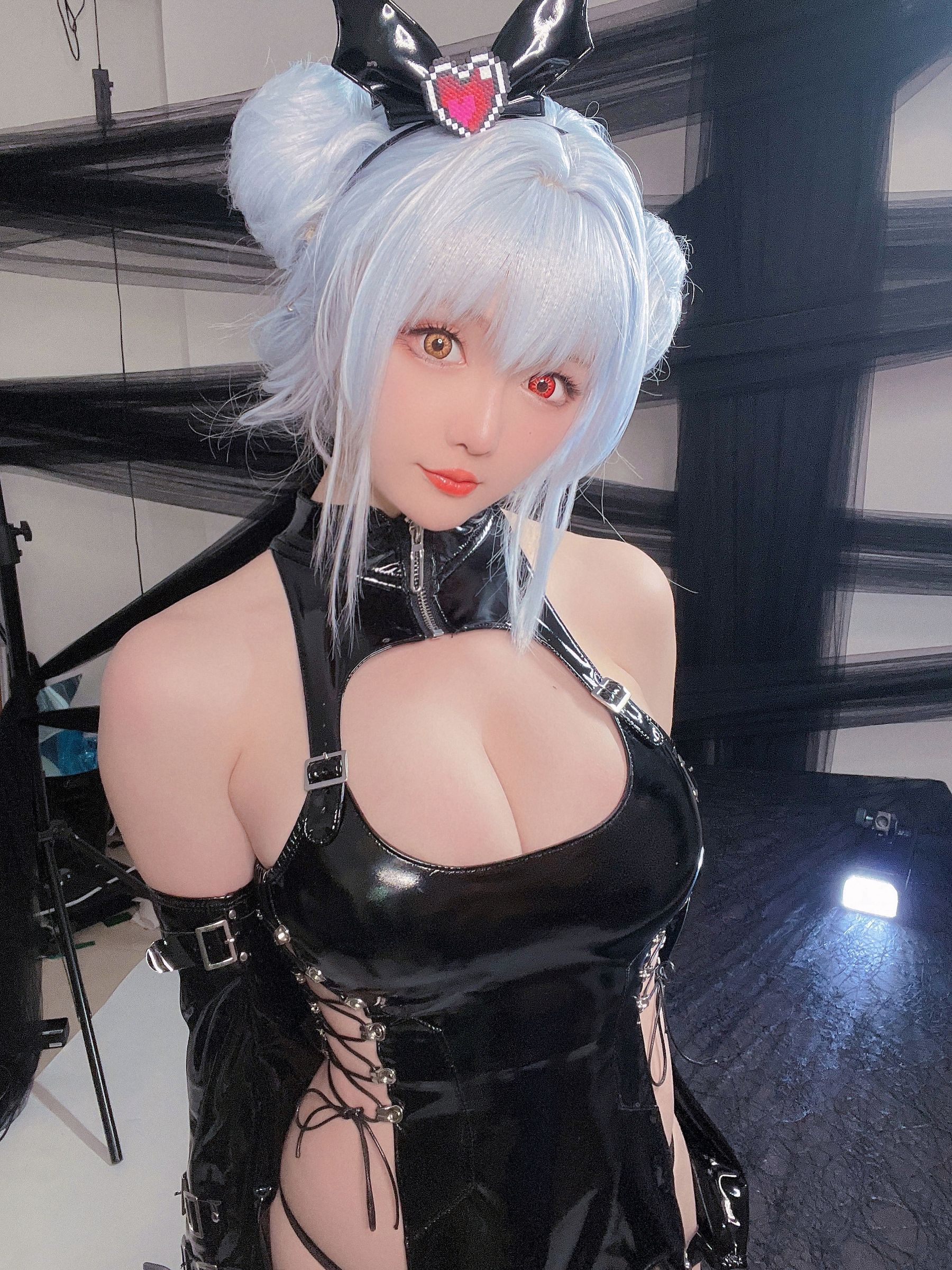 [福利COS] Coser小姐姐星之迟迟 - 水蓝小恶魔