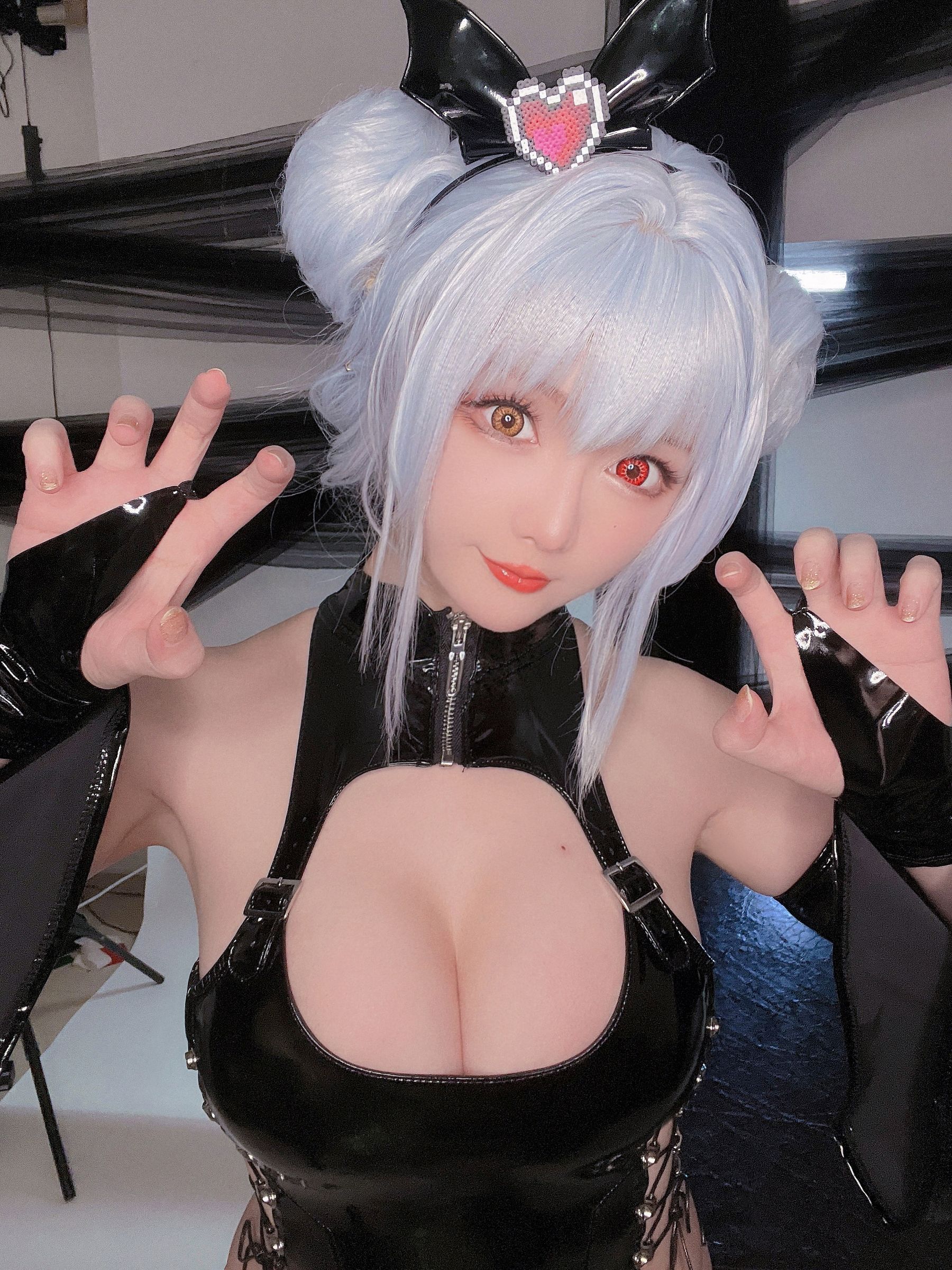 [福利COS] Coser小姐姐星之迟迟 - 水蓝小恶魔
