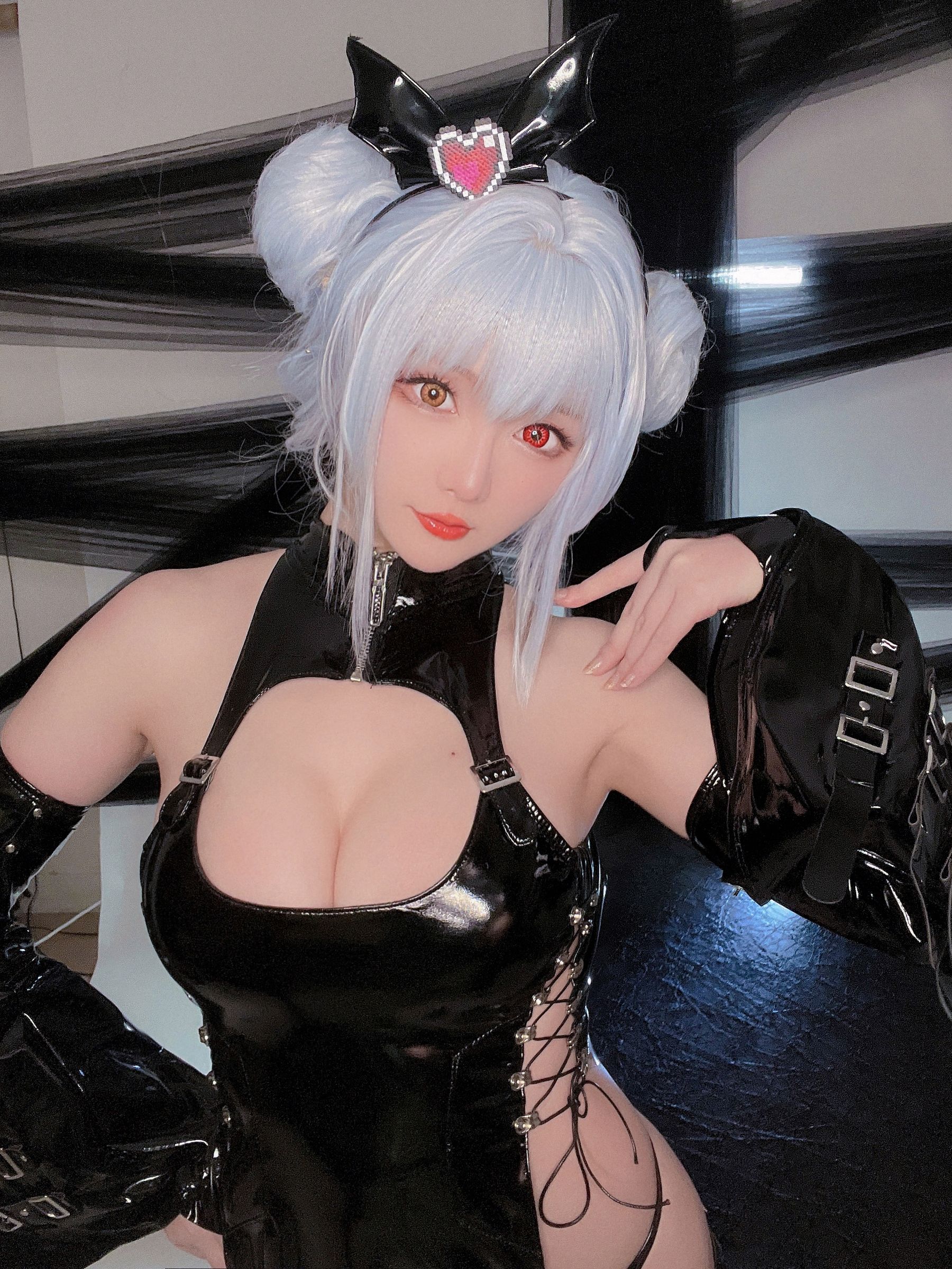 [福利COS] Coser小姐姐星之迟迟 - 水蓝小恶魔