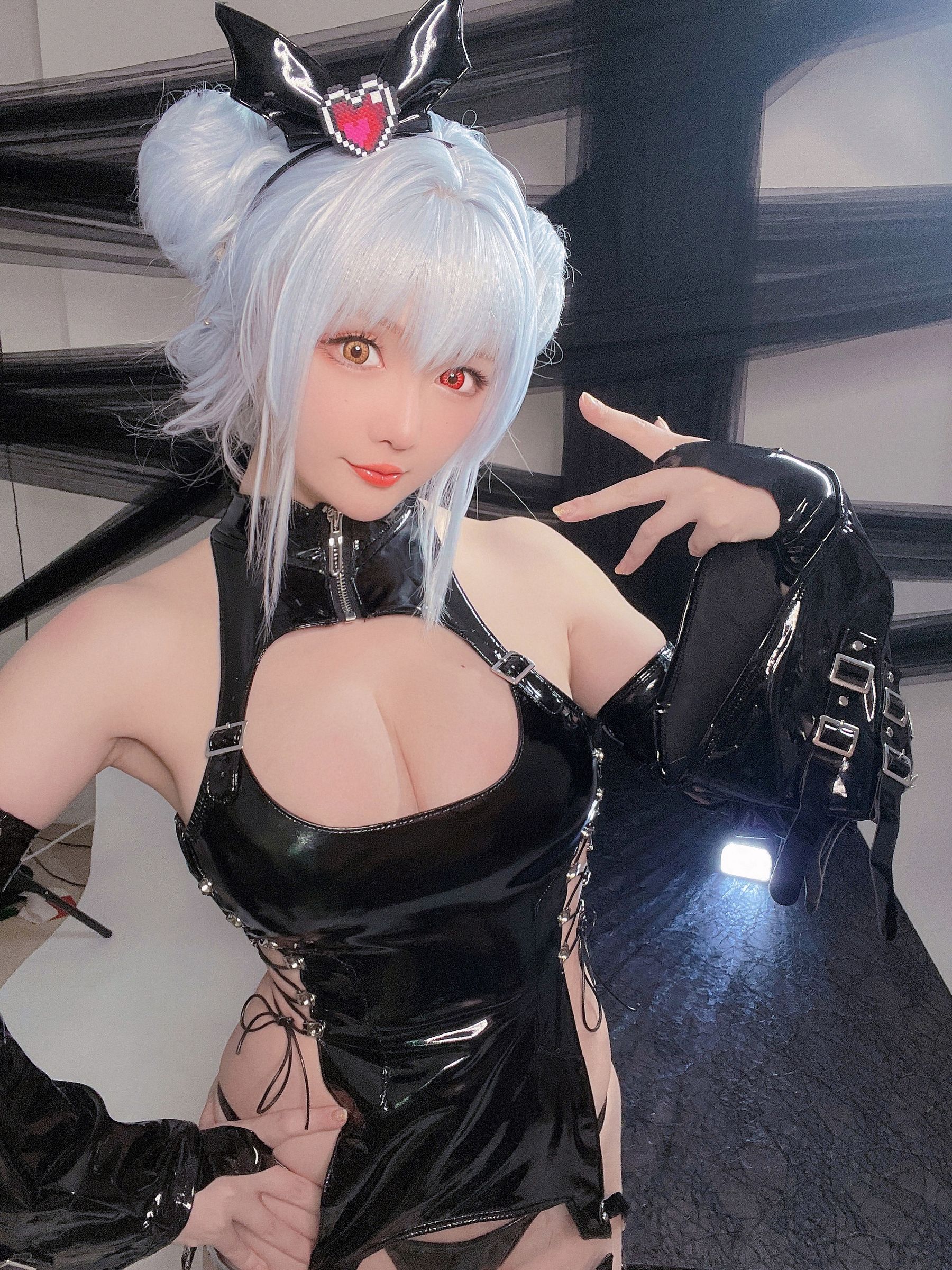 [福利COS] Coser小姐姐星之迟迟 - 水蓝小恶魔