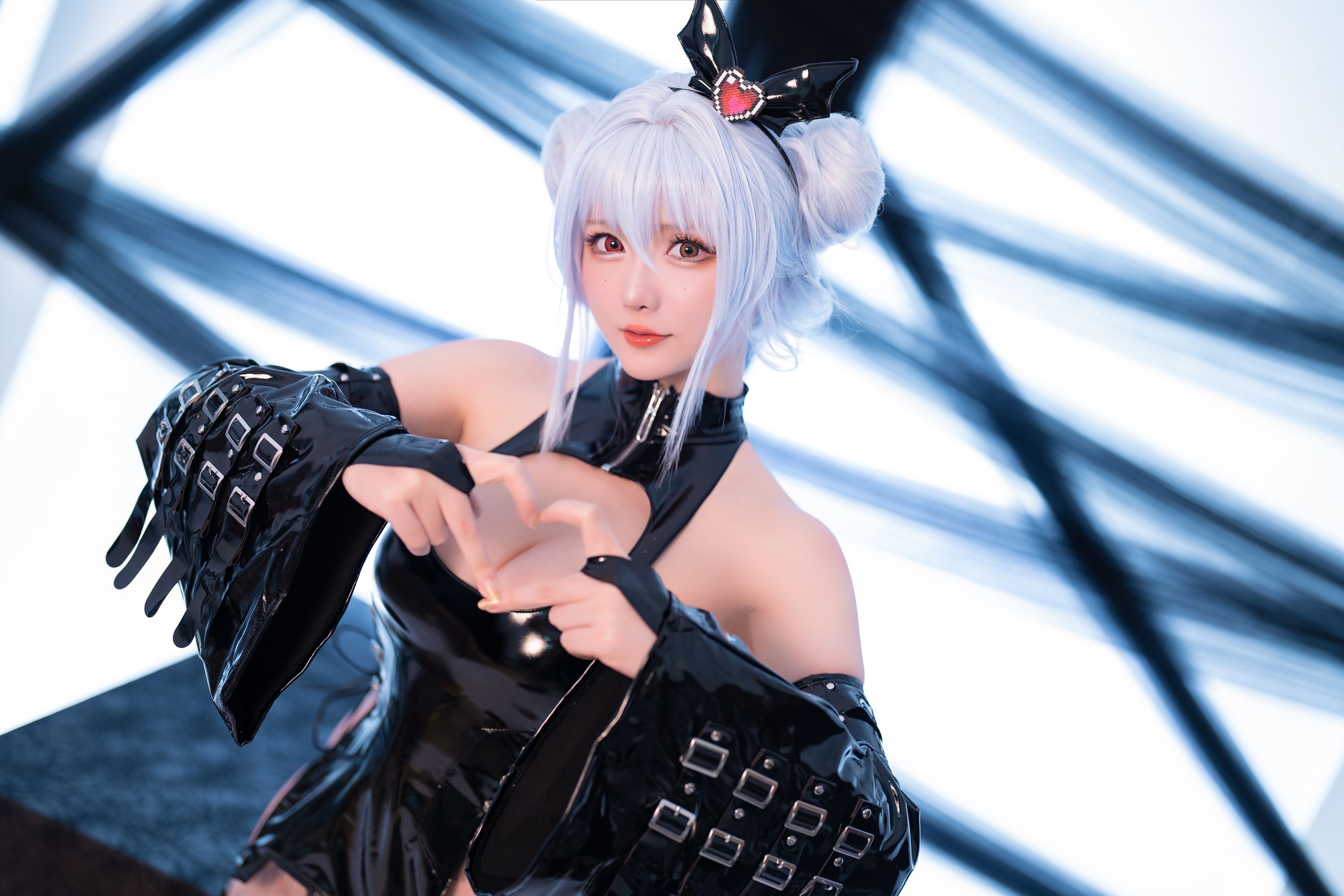 [福利COS] Coser小姐姐星之迟迟 - 水蓝小恶魔