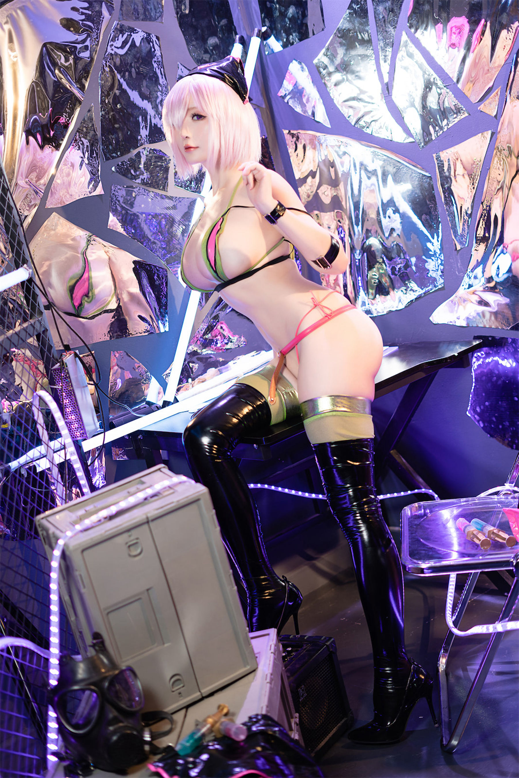 [福利COS] Coser小姐姐星之迟迟 - 玛修同人护士