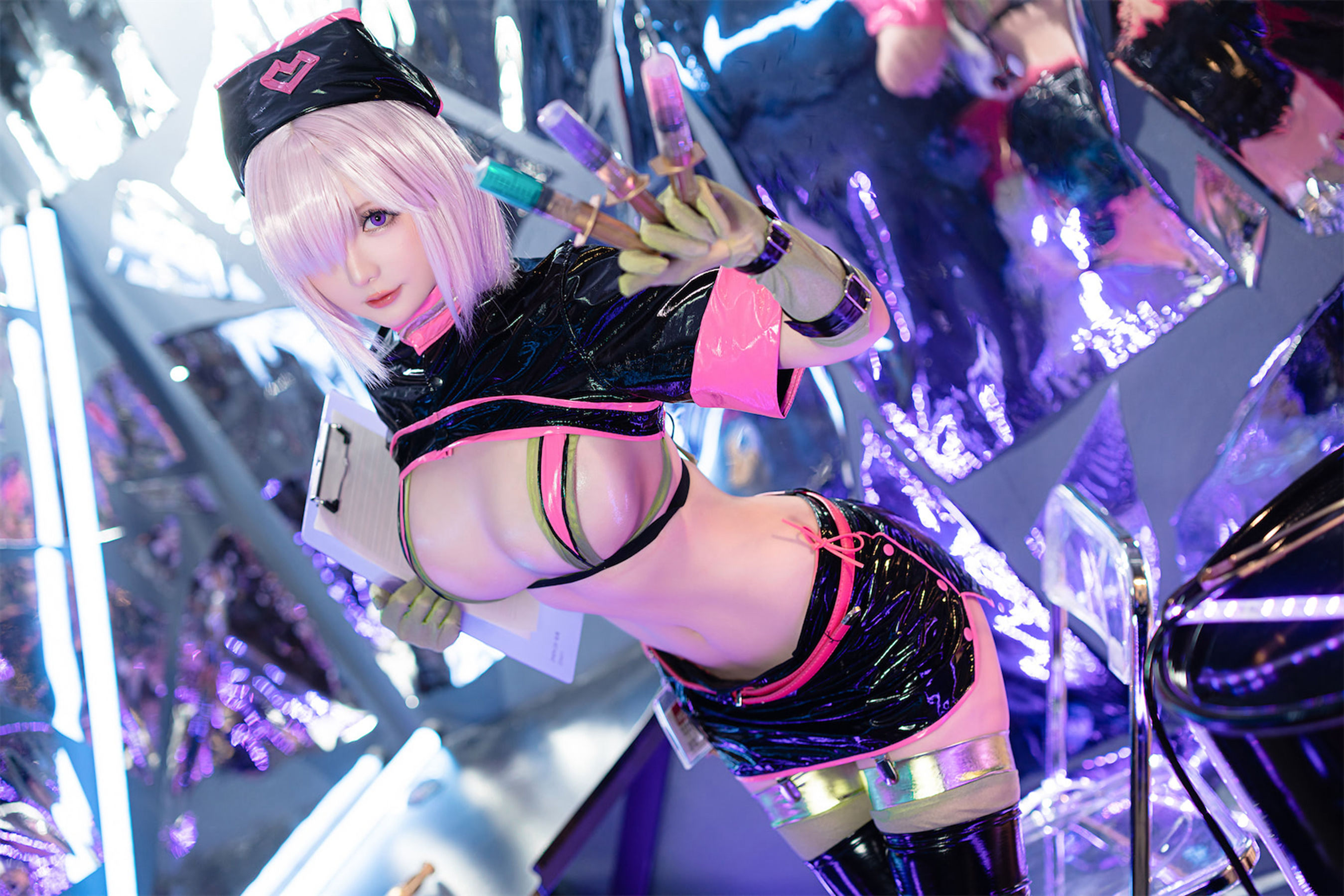 [福利COS] Coser小姐姐星之迟迟 - 玛修同人护士