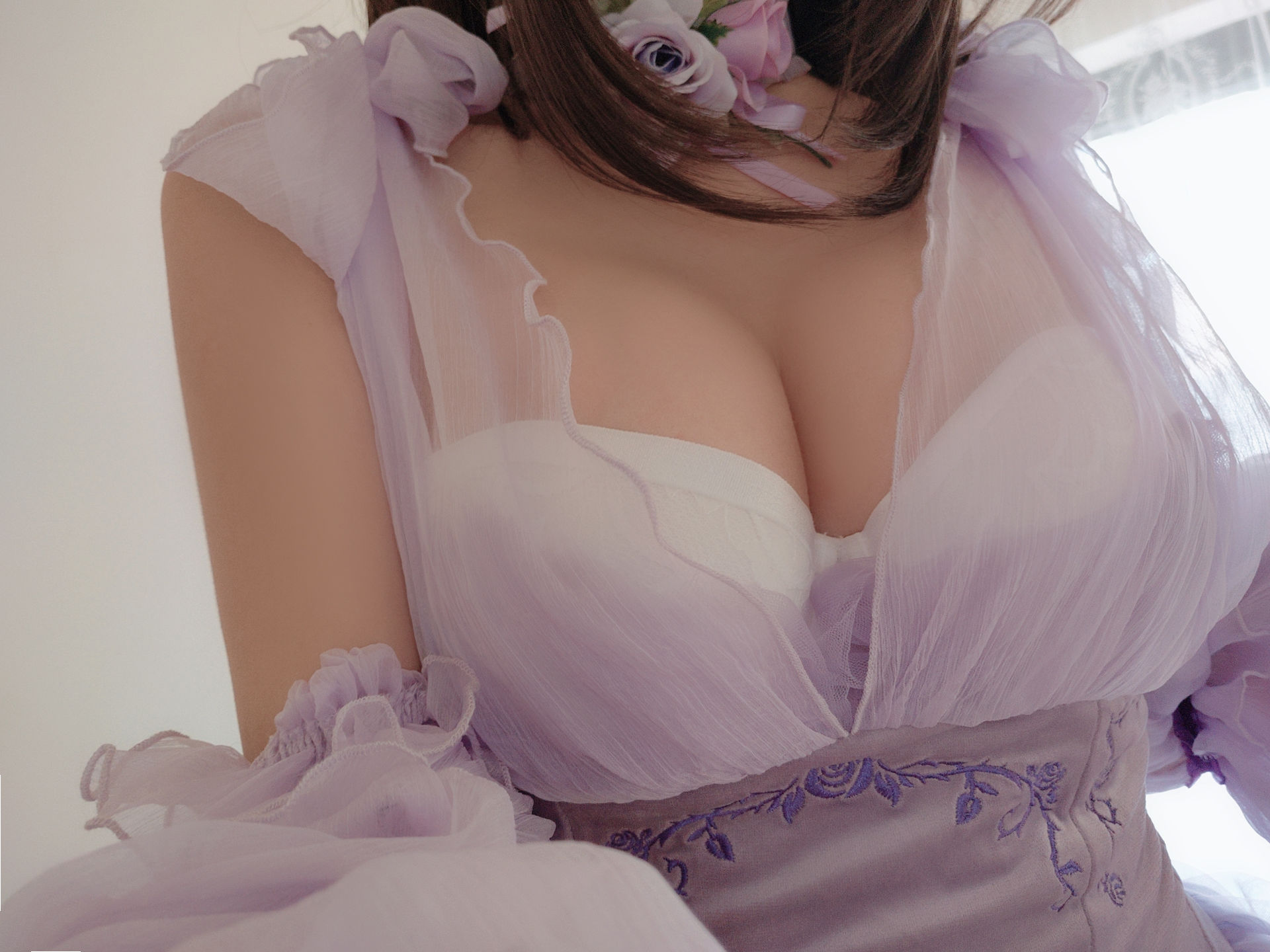 [福利COS] Cosplay日奈娇 - 睡美人 自摄