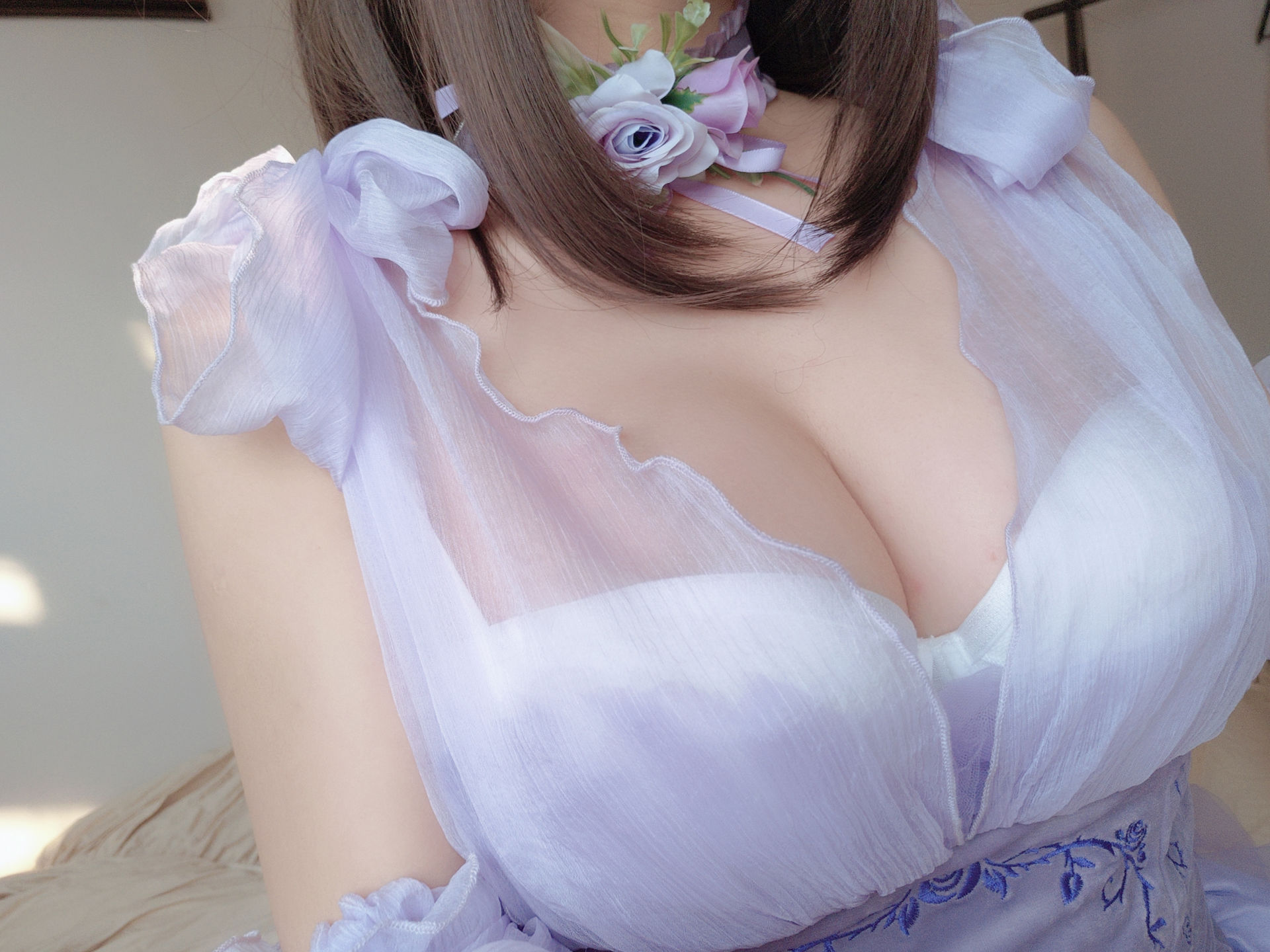 [福利COS] Cosplay日奈娇 - 睡美人 自摄