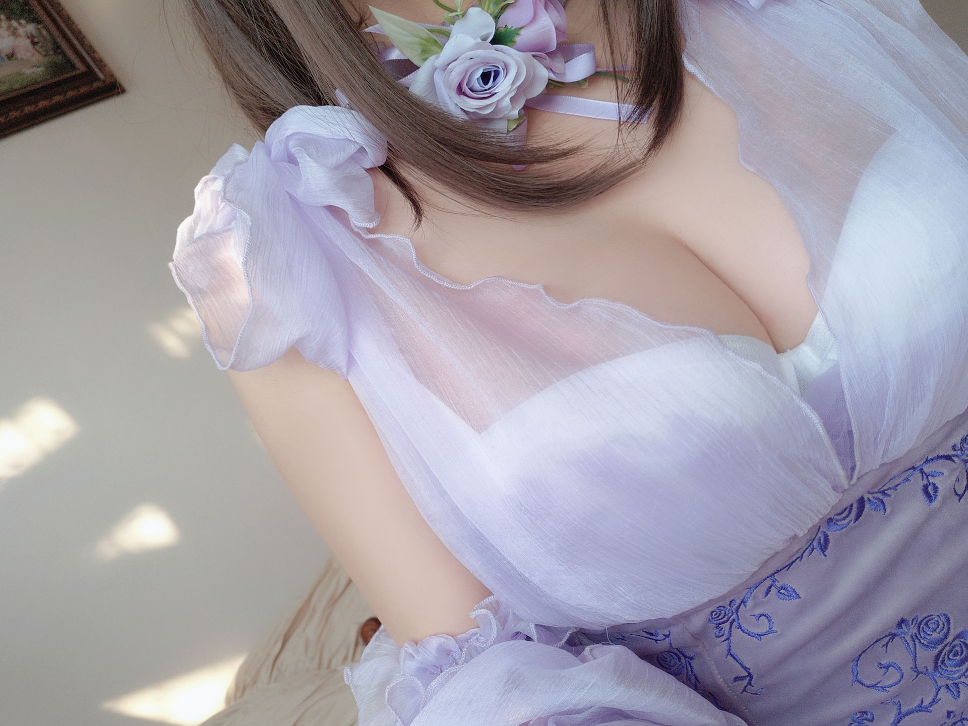 [福利COS] Cosplay日奈娇 - 睡美人 自摄
