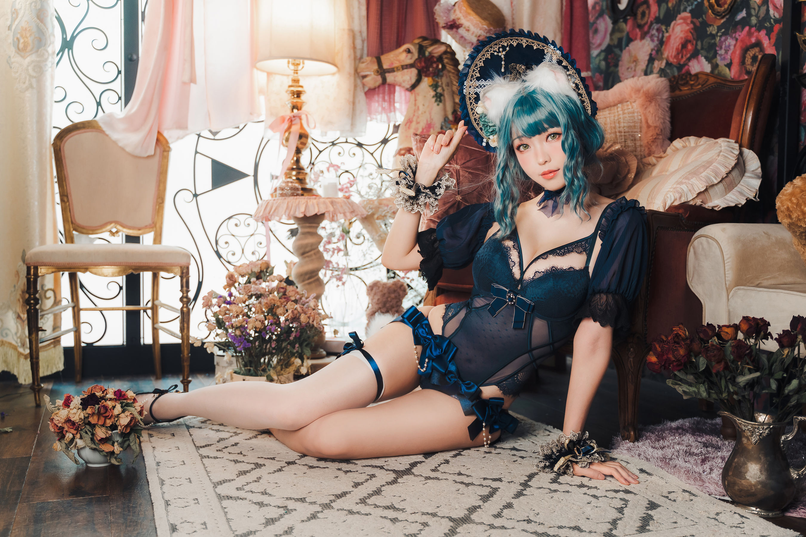 [福利COS] Ely_eee(ElyEE子) - Scottish Fold Cat Doll 摺耳貓少女人形