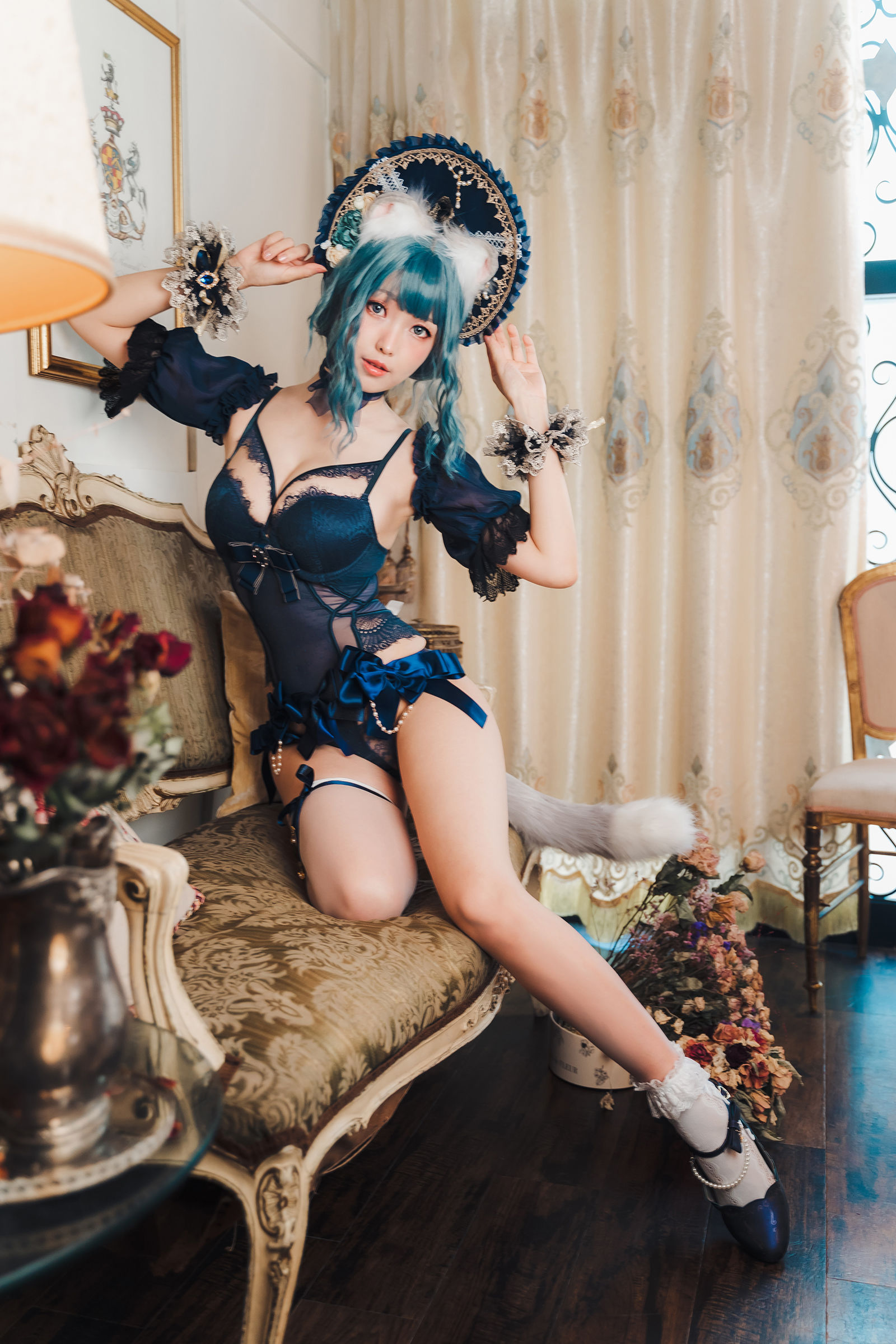 [福利COS] Ely_eee(ElyEE子) - Scottish Fold Cat Doll 摺耳貓少女人形