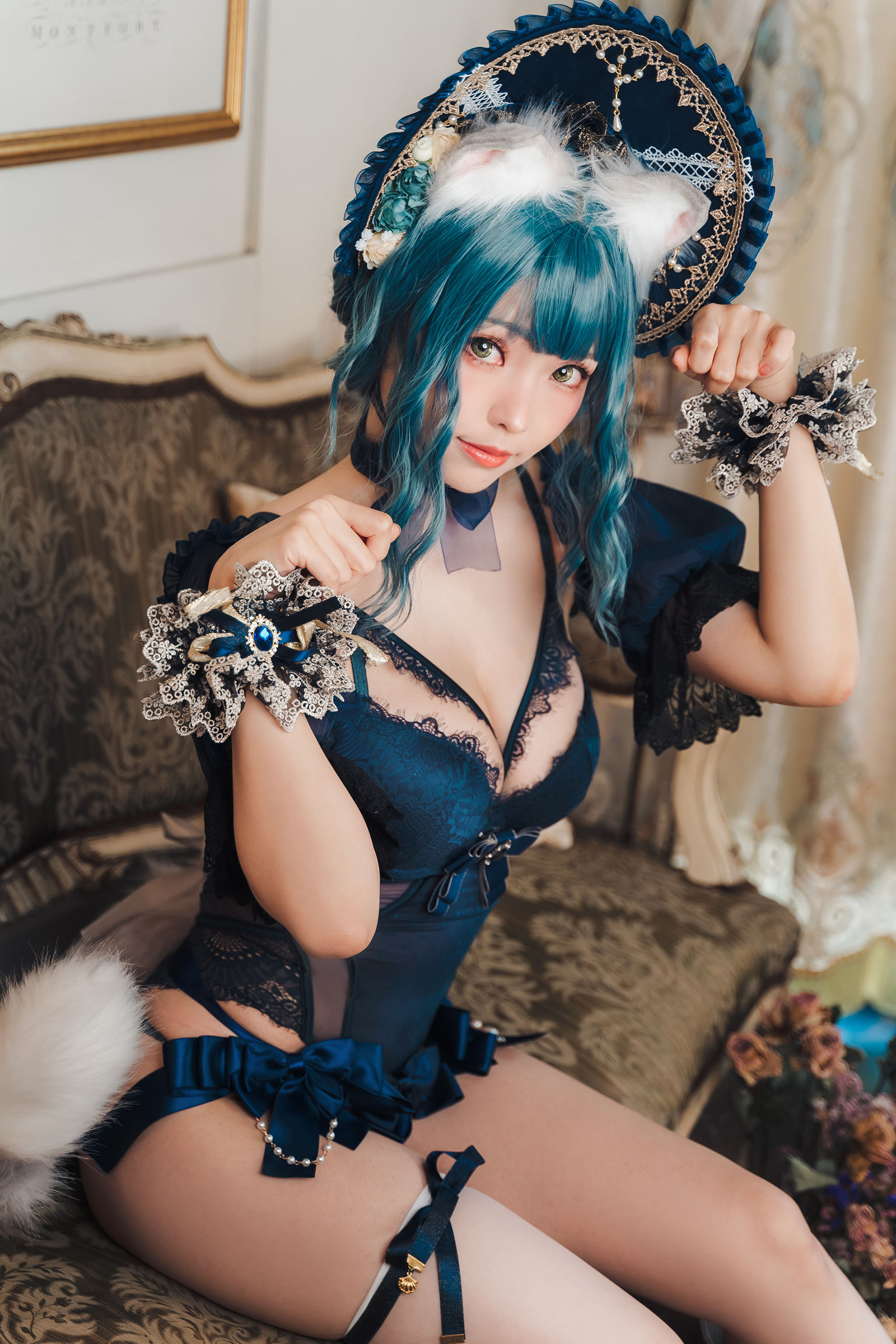 [福利COS] Ely_eee(ElyEE子) - Scottish Fold Cat Doll 摺耳貓少女人形