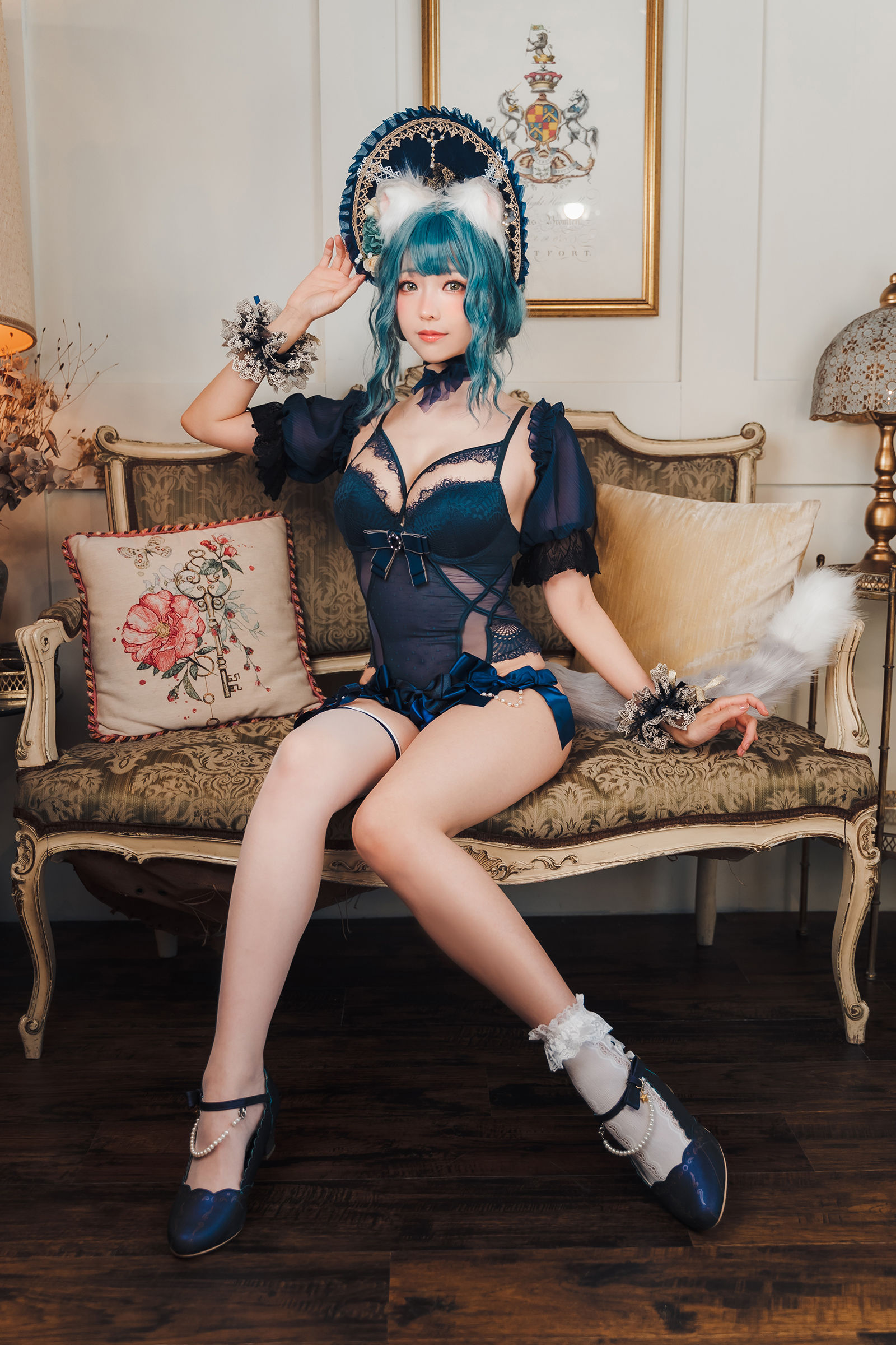 [福利COS] Ely_eee(ElyEE子) - Scottish Fold Cat Doll 摺耳貓少女人形
