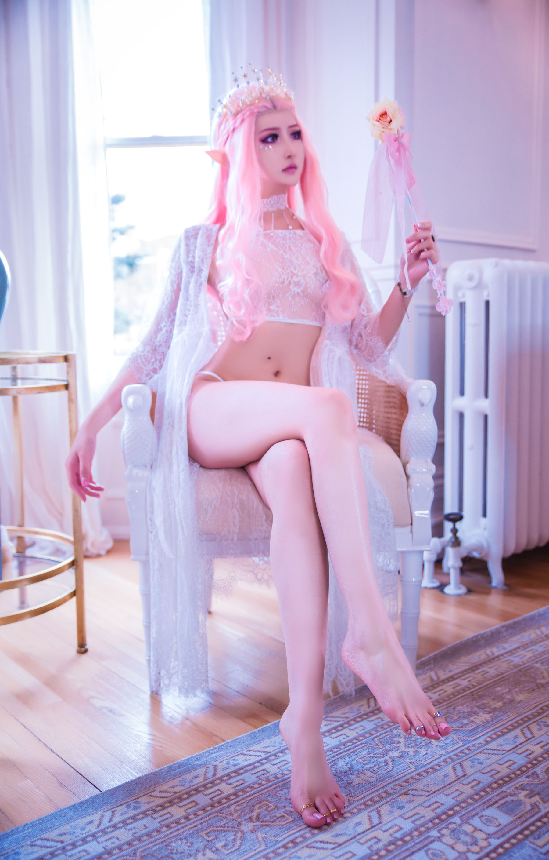 [福利COS] MisswarmJ - ElfQueenMeng22 vid1