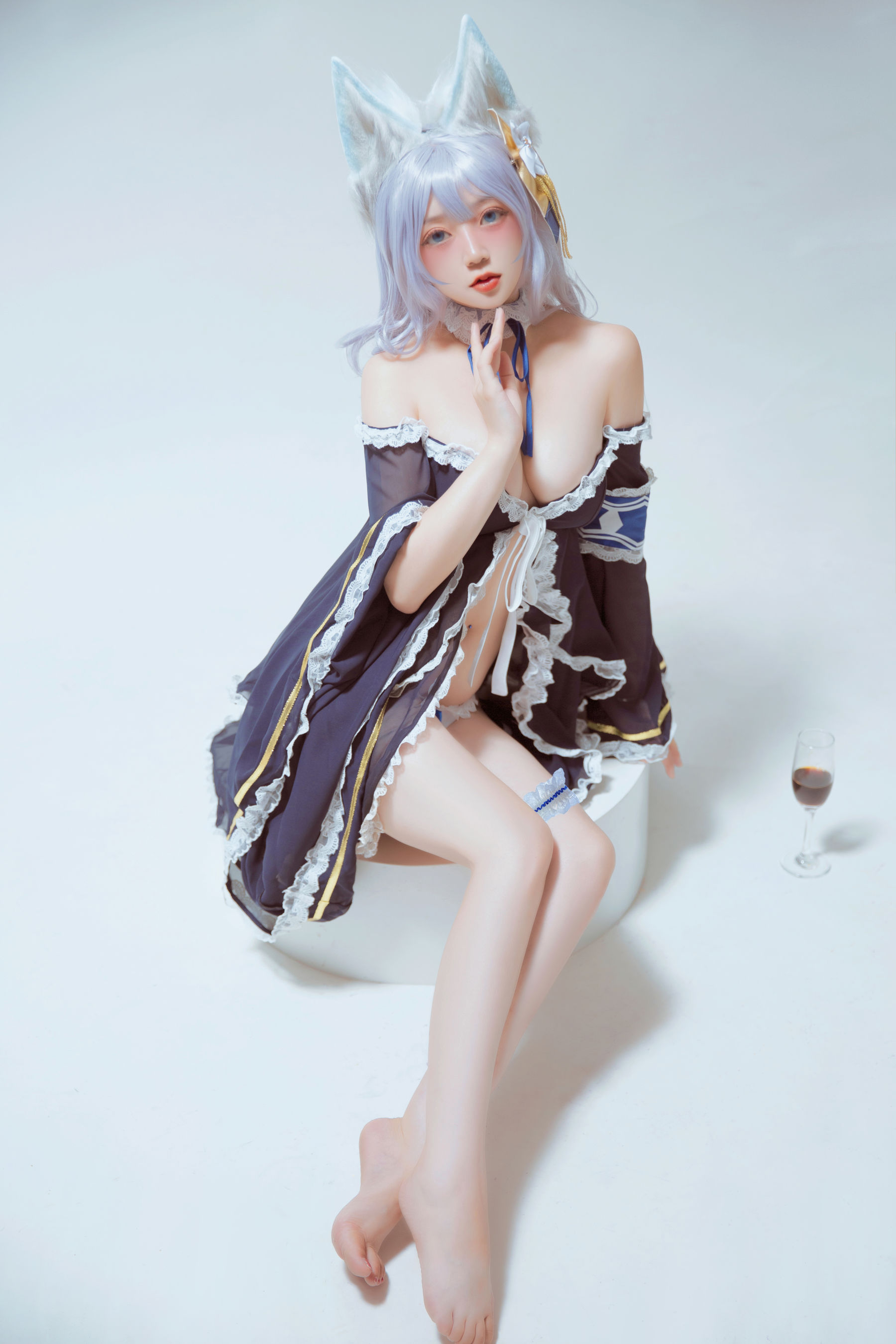 [福利COS] Ruby蘸酱美美 - 碧蓝航线 信浓睡衣