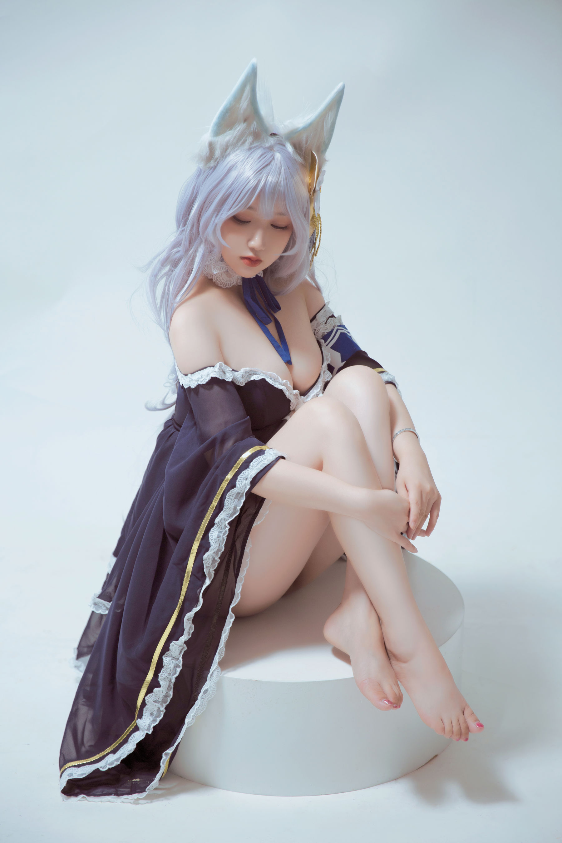 [福利COS] Ruby蘸酱美美 - 碧蓝航线 信浓睡衣