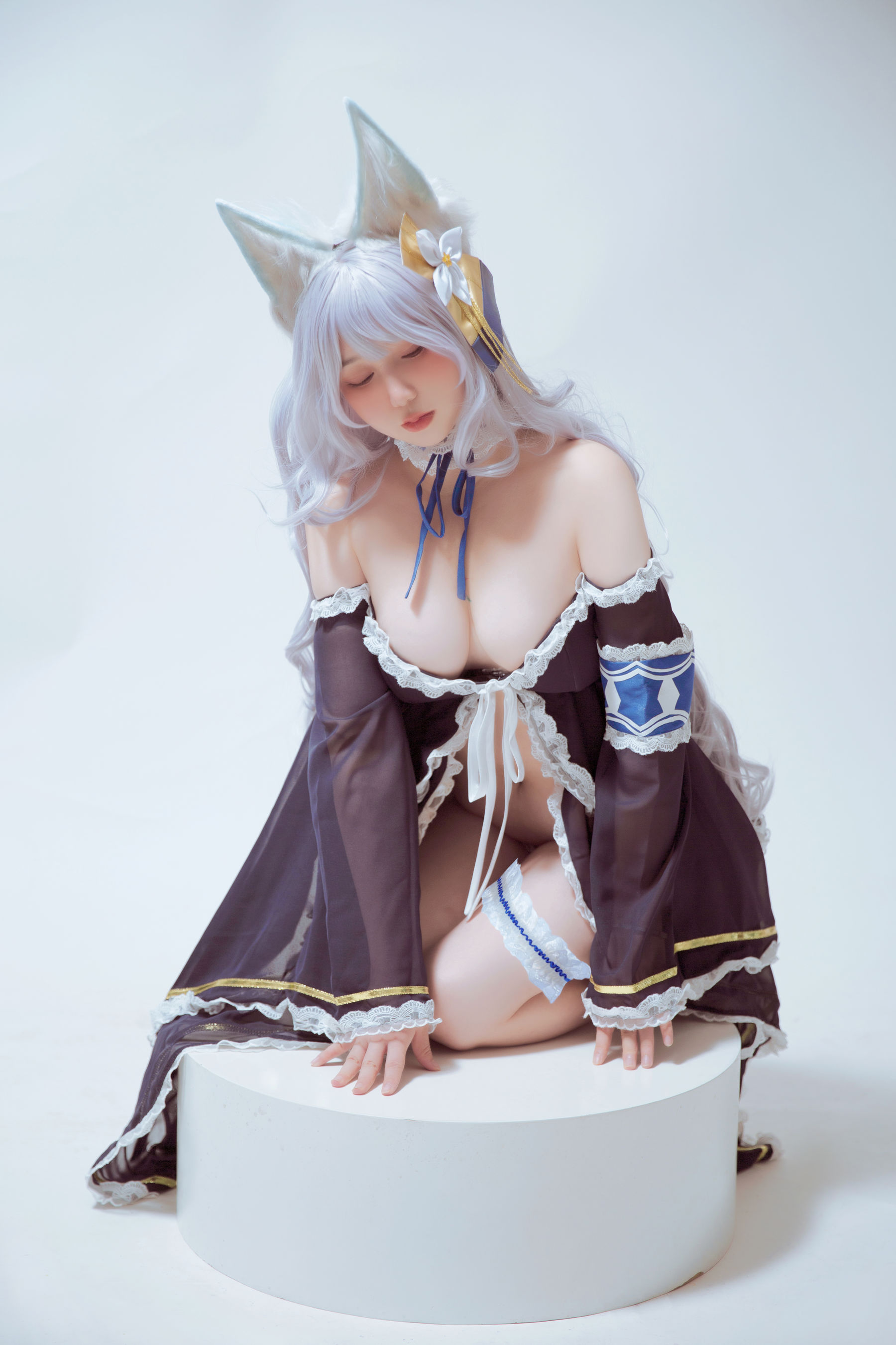 [福利COS] Ruby蘸酱美美 - 碧蓝航线 信浓睡衣
