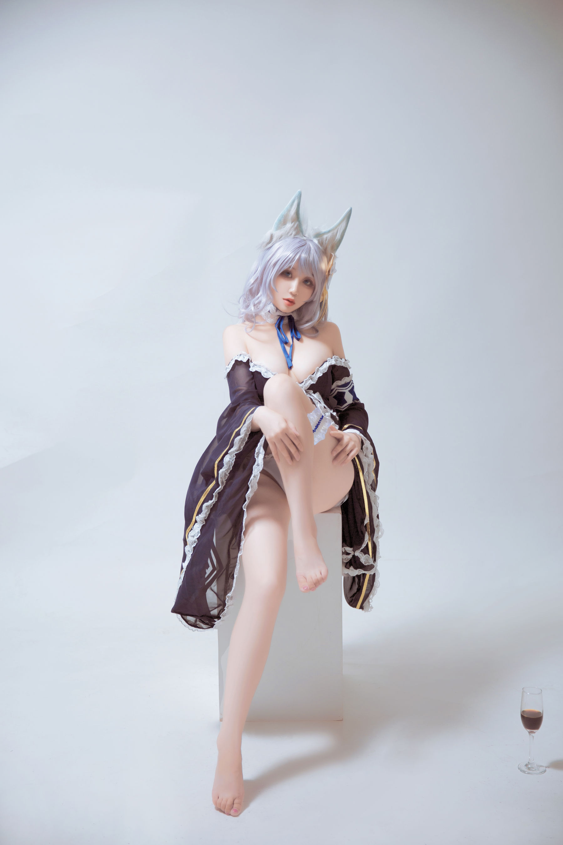 [福利COS] Ruby蘸酱美美 - 碧蓝航线 信浓睡衣