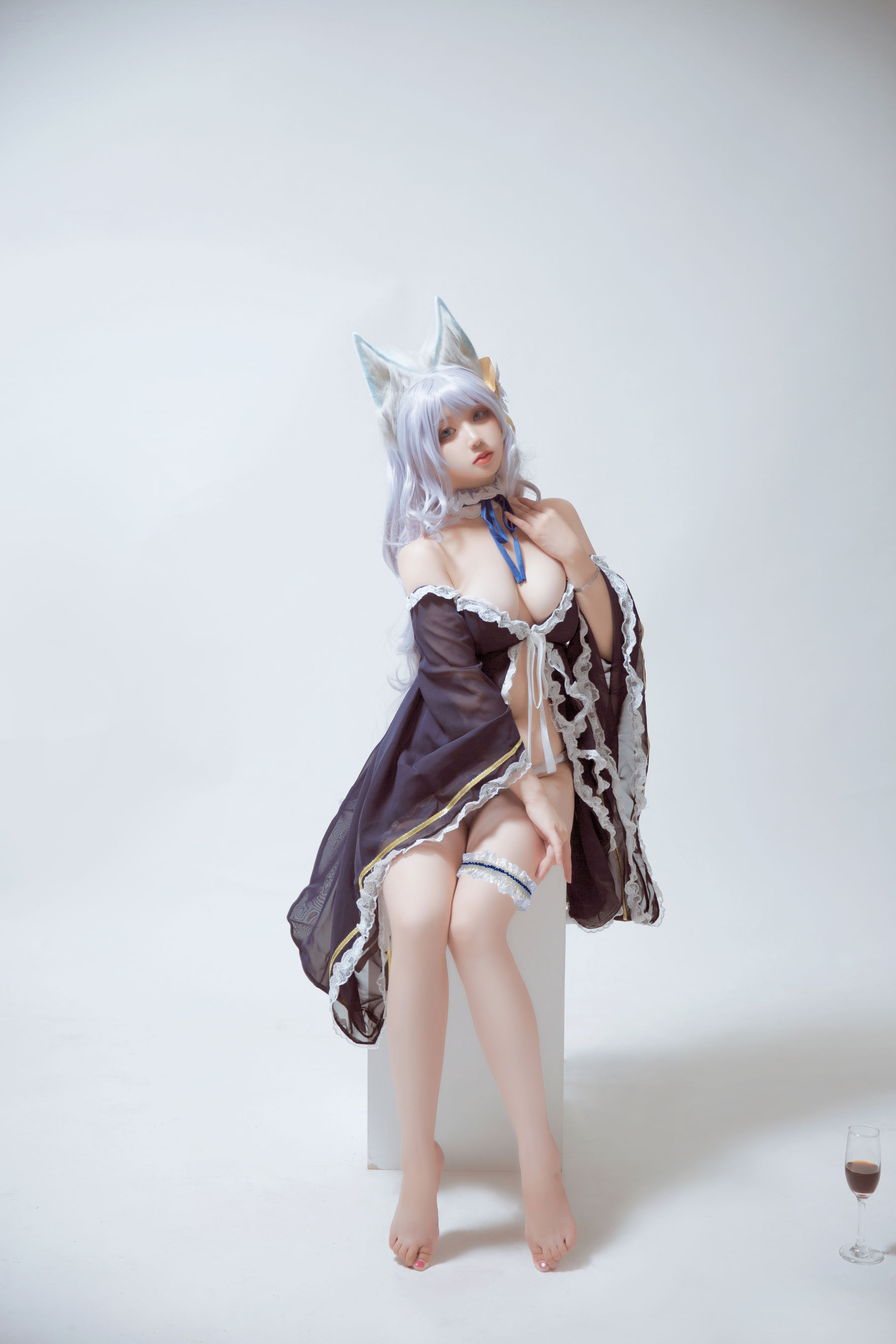 [福利COS] Ruby蘸酱美美 - 碧蓝航线 信浓睡衣