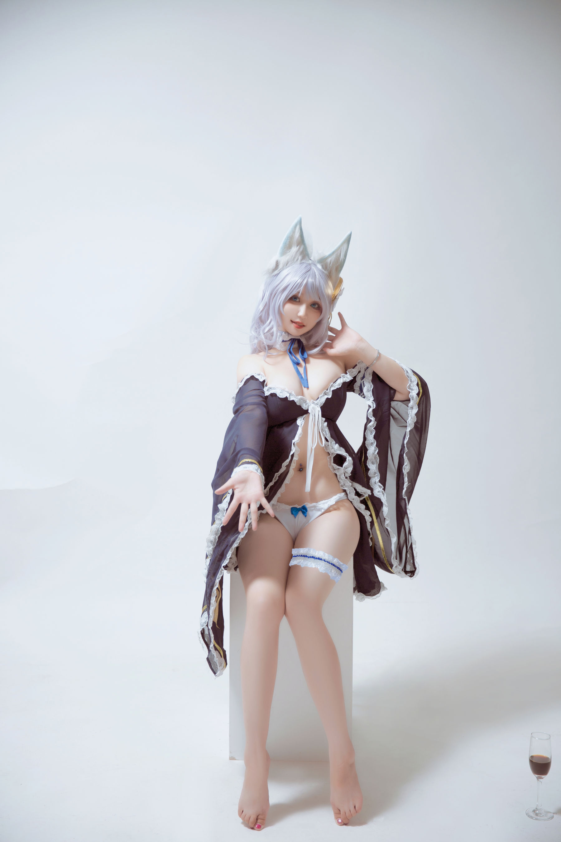 [福利COS] Ruby蘸酱美美 - 碧蓝航线 信浓睡衣