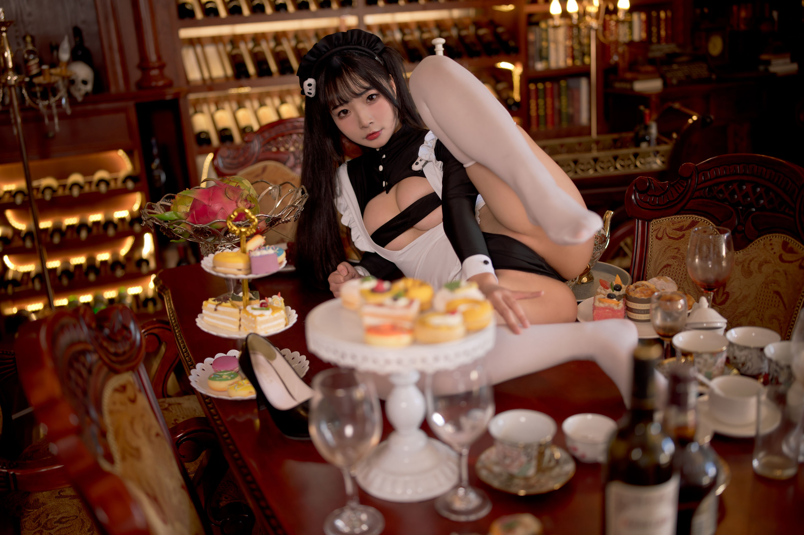 [福利COS] yuuhui玉汇 - 熊猫女仆