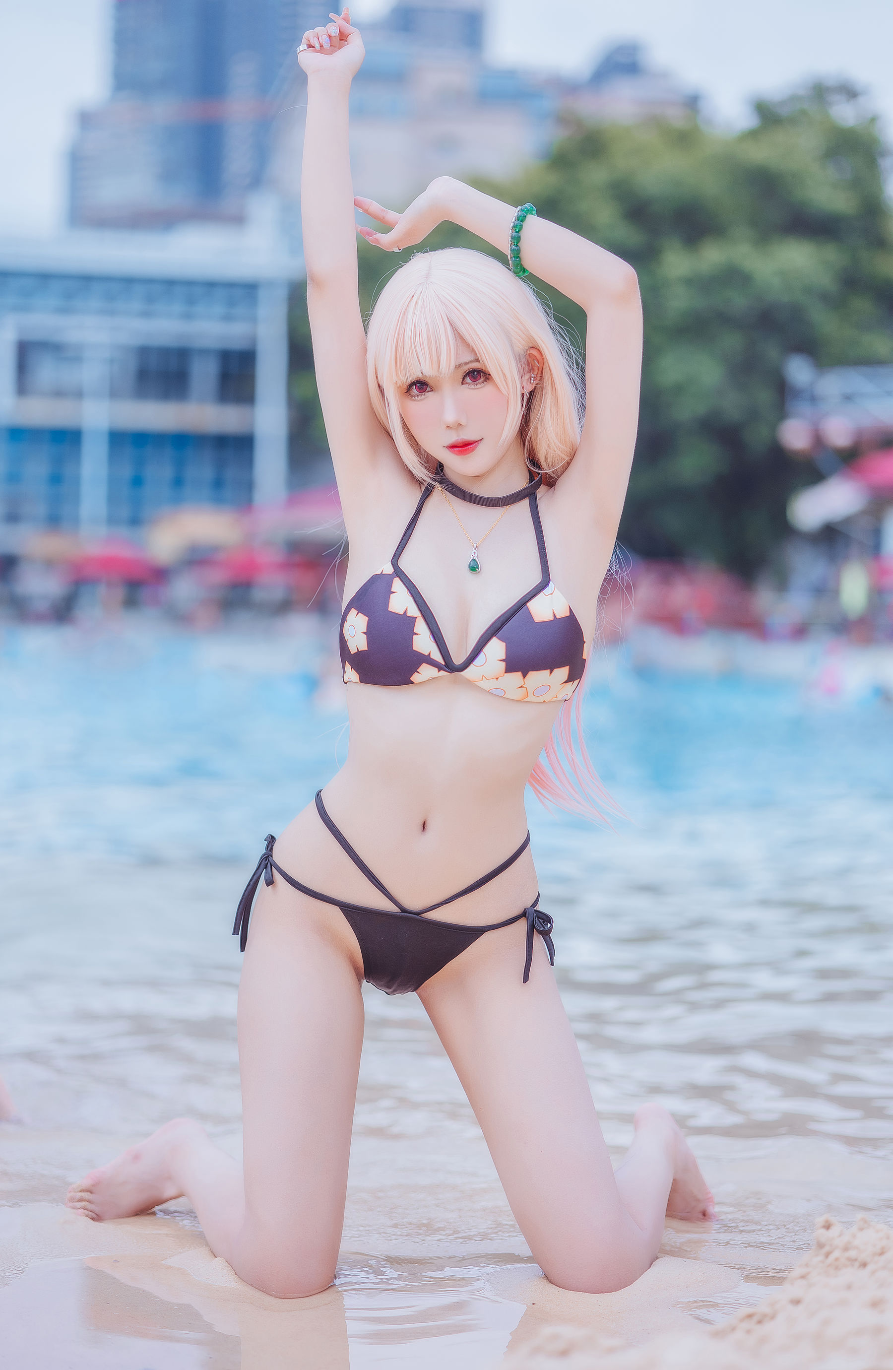 [福利COS] 仙女月 - 喜多川泳装