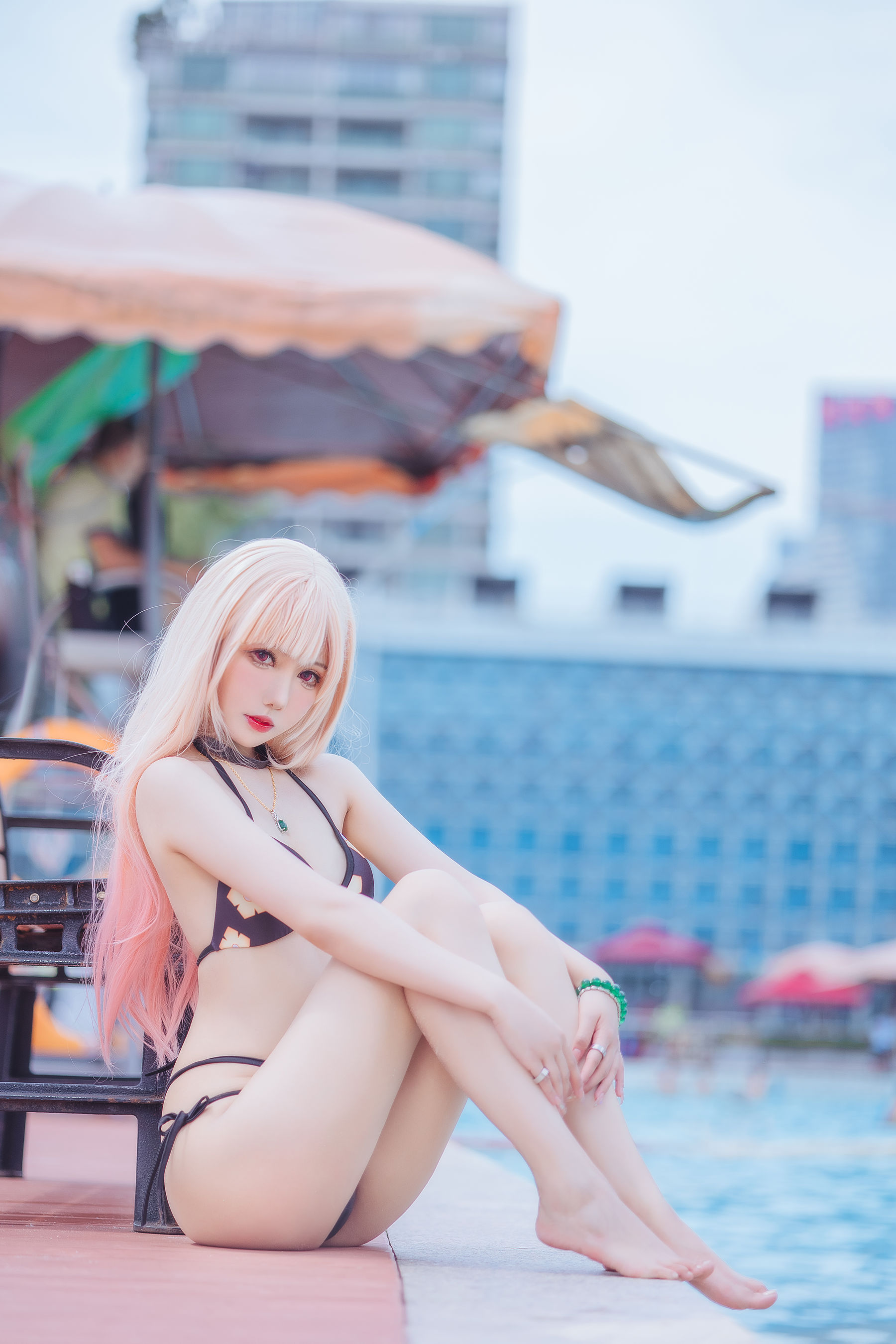 [福利COS] 仙女月 - 喜多川泳装
