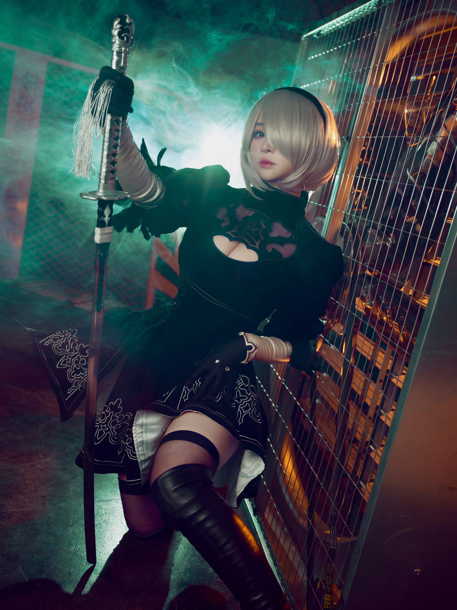 [福利COS] 动漫博主叉子宝宝 - 2B 尼尔机械纪元