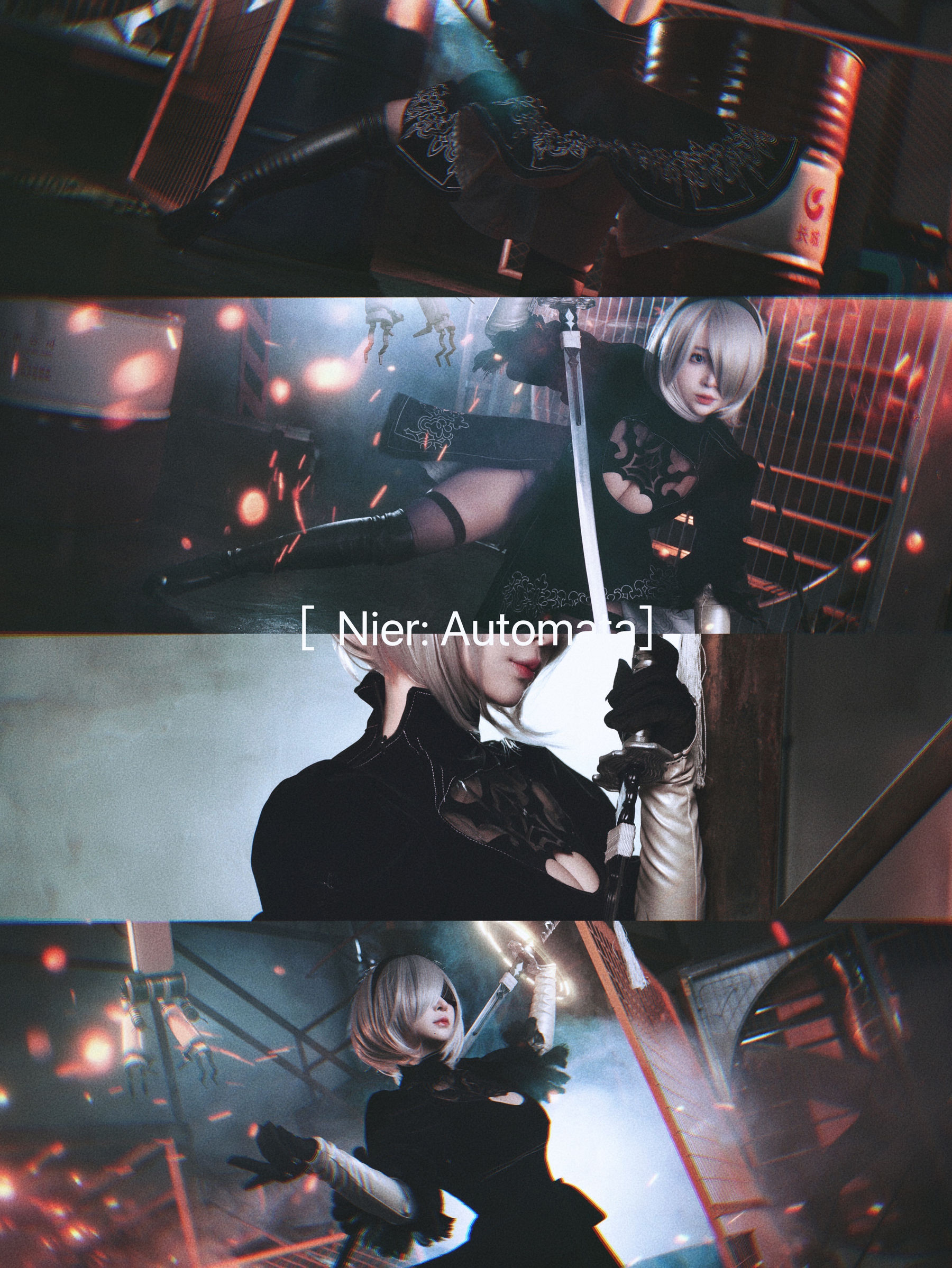 [福利COS] 动漫博主叉子宝宝 - 2B 尼尔机械纪元