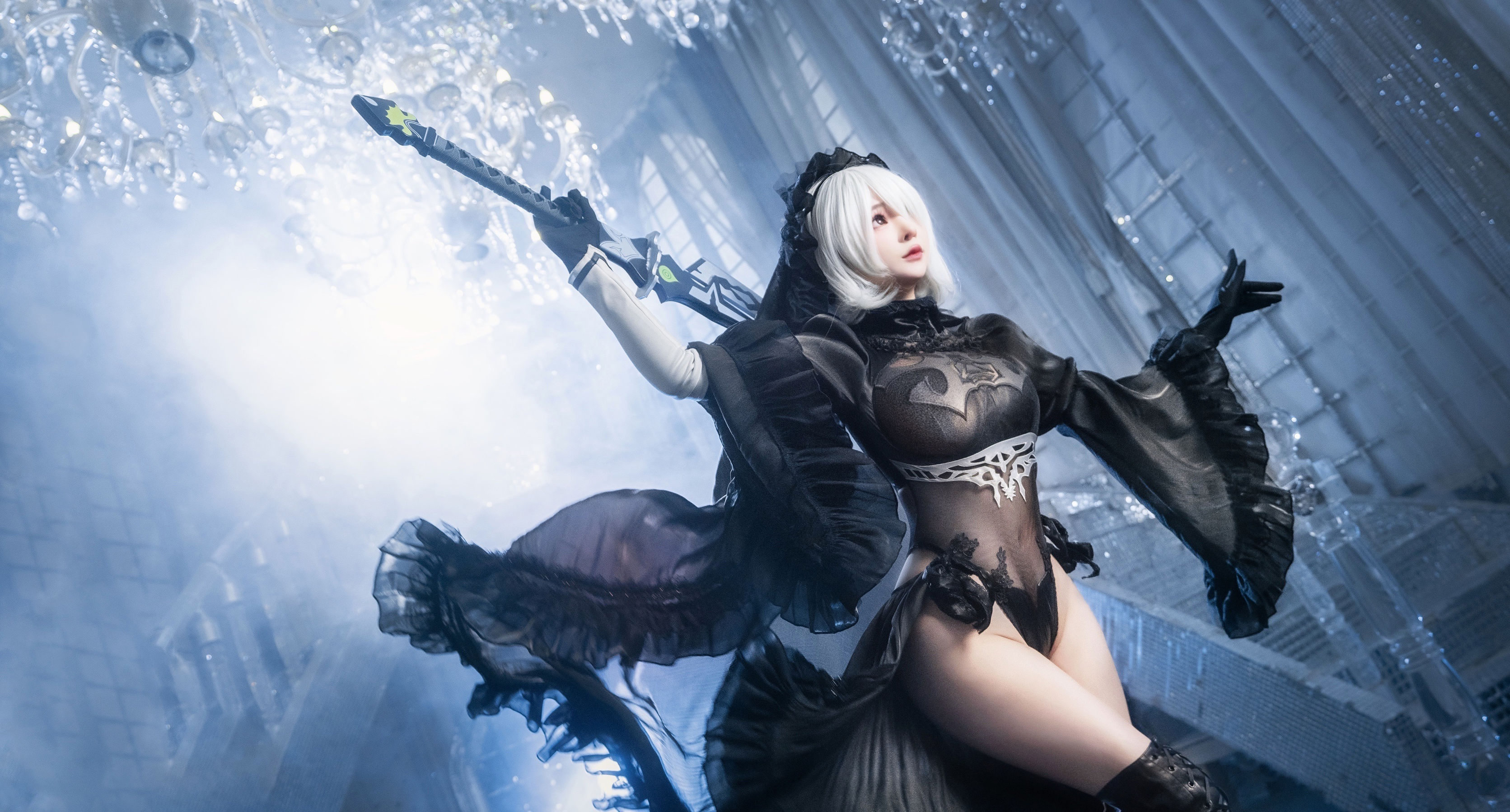 [福利COS] 动漫博主叉子宝宝 - 2B 尼尔机械纪元