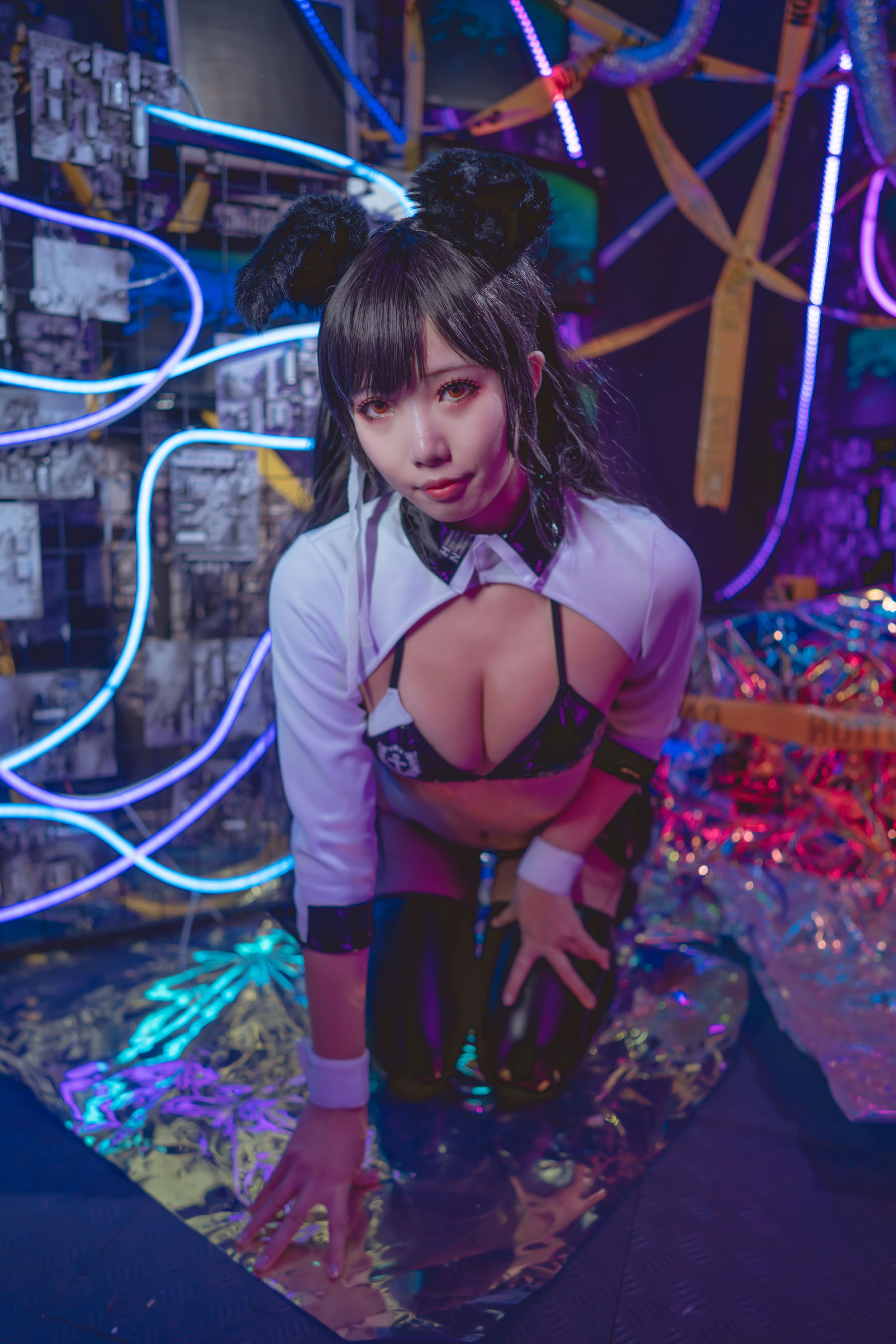 [福利COS] 动漫博主墨玉-M - 爱宕机车服