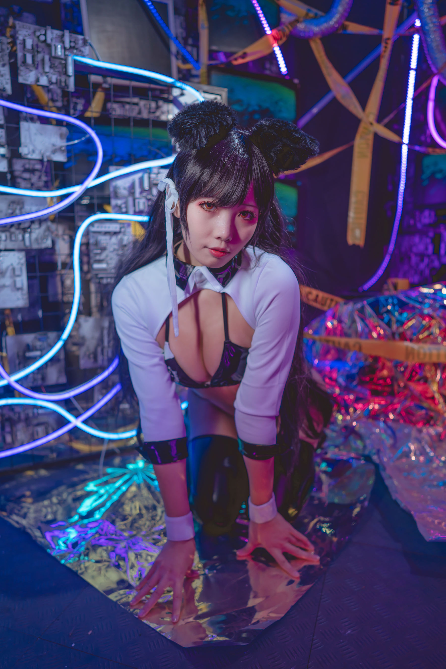 [福利COS] 动漫博主墨玉-M - 爱宕机车服