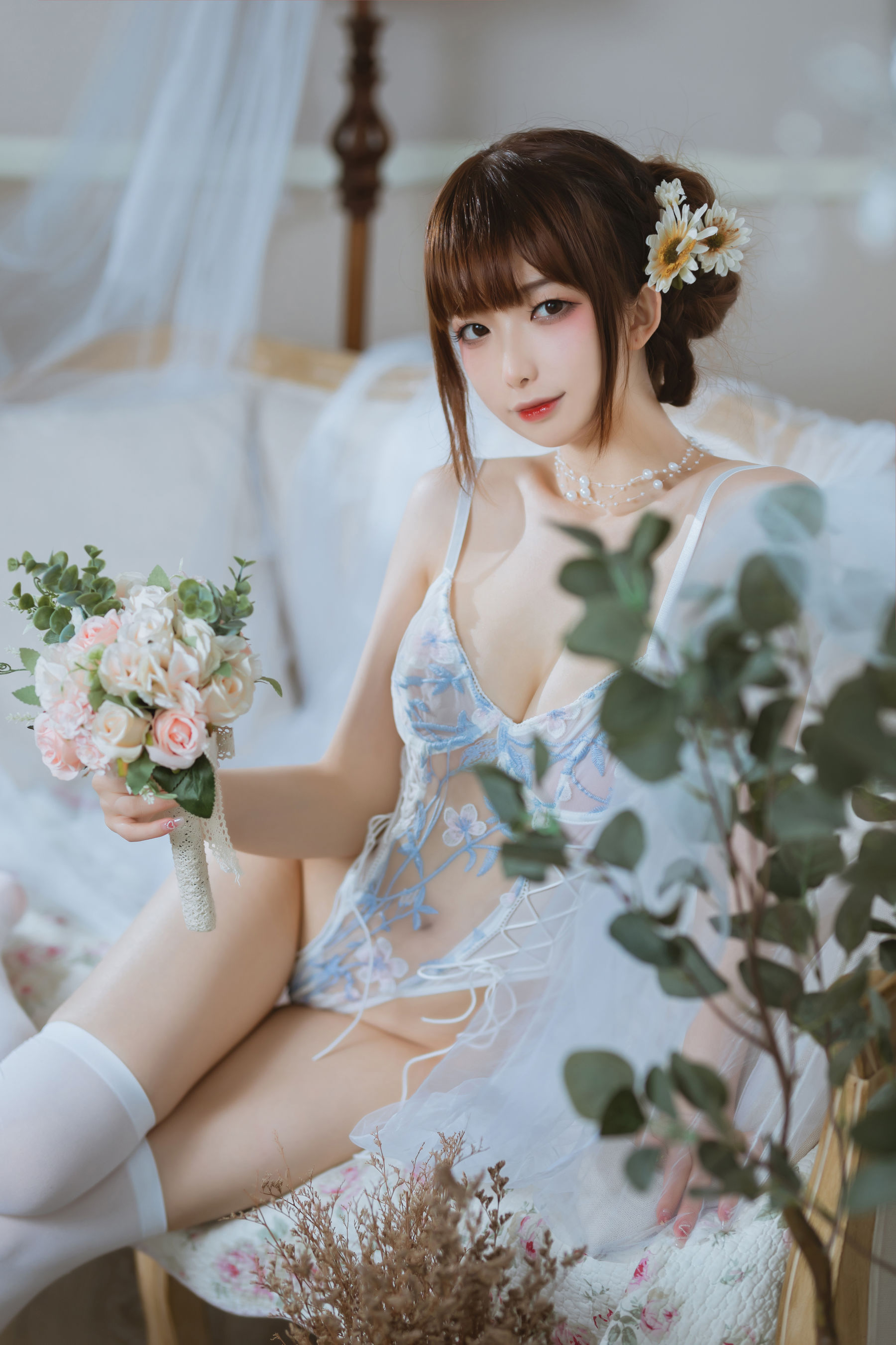 [福利COS] 动漫博主封疆疆v - 纯欲连体衣