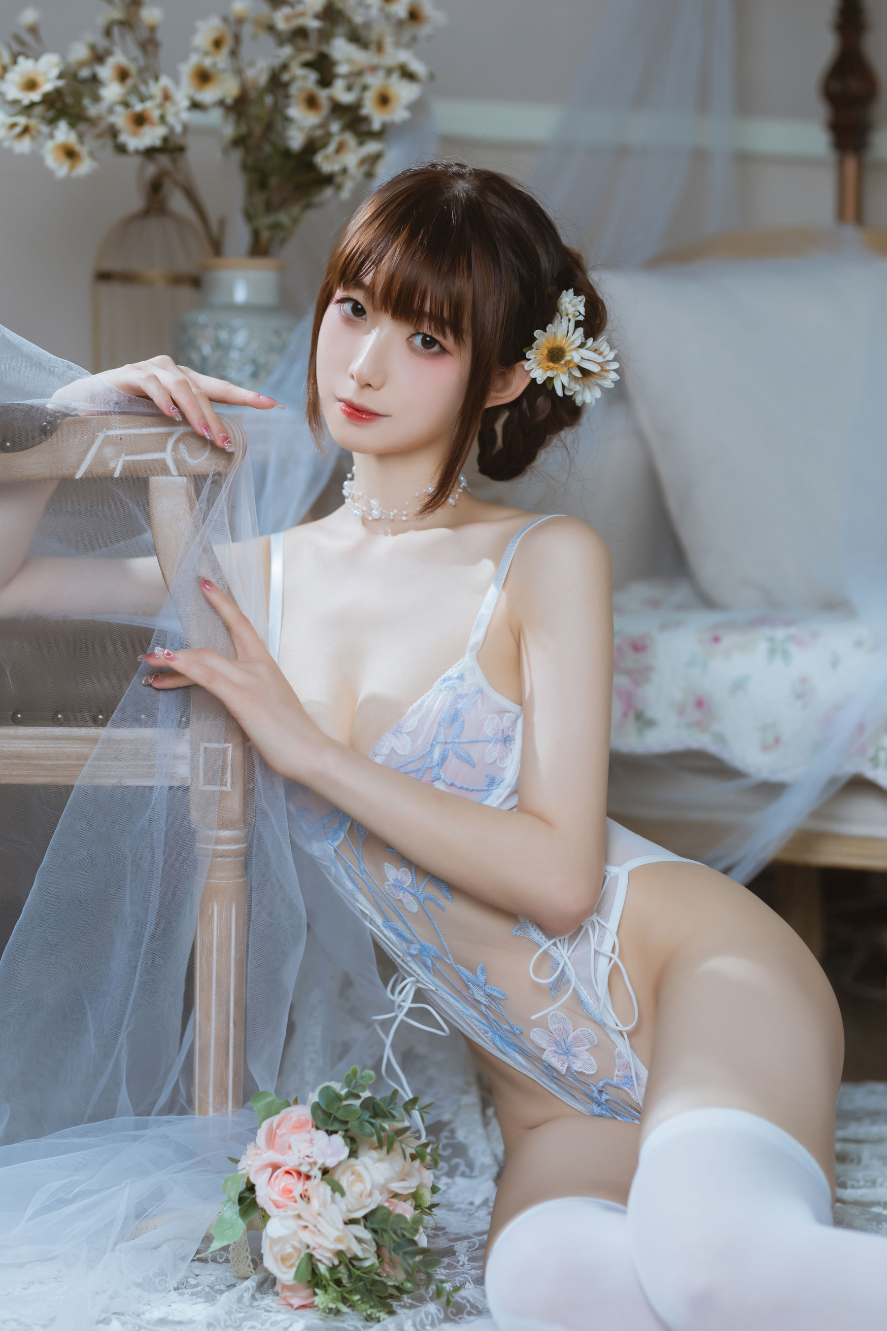 [福利COS] 动漫博主封疆疆v - 纯欲连体衣