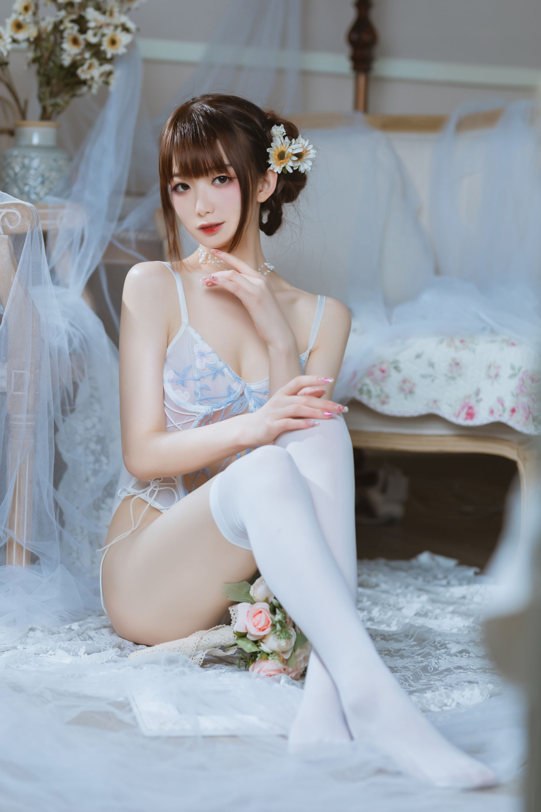 [福利COS] 动漫博主封疆疆v - 纯欲连体衣