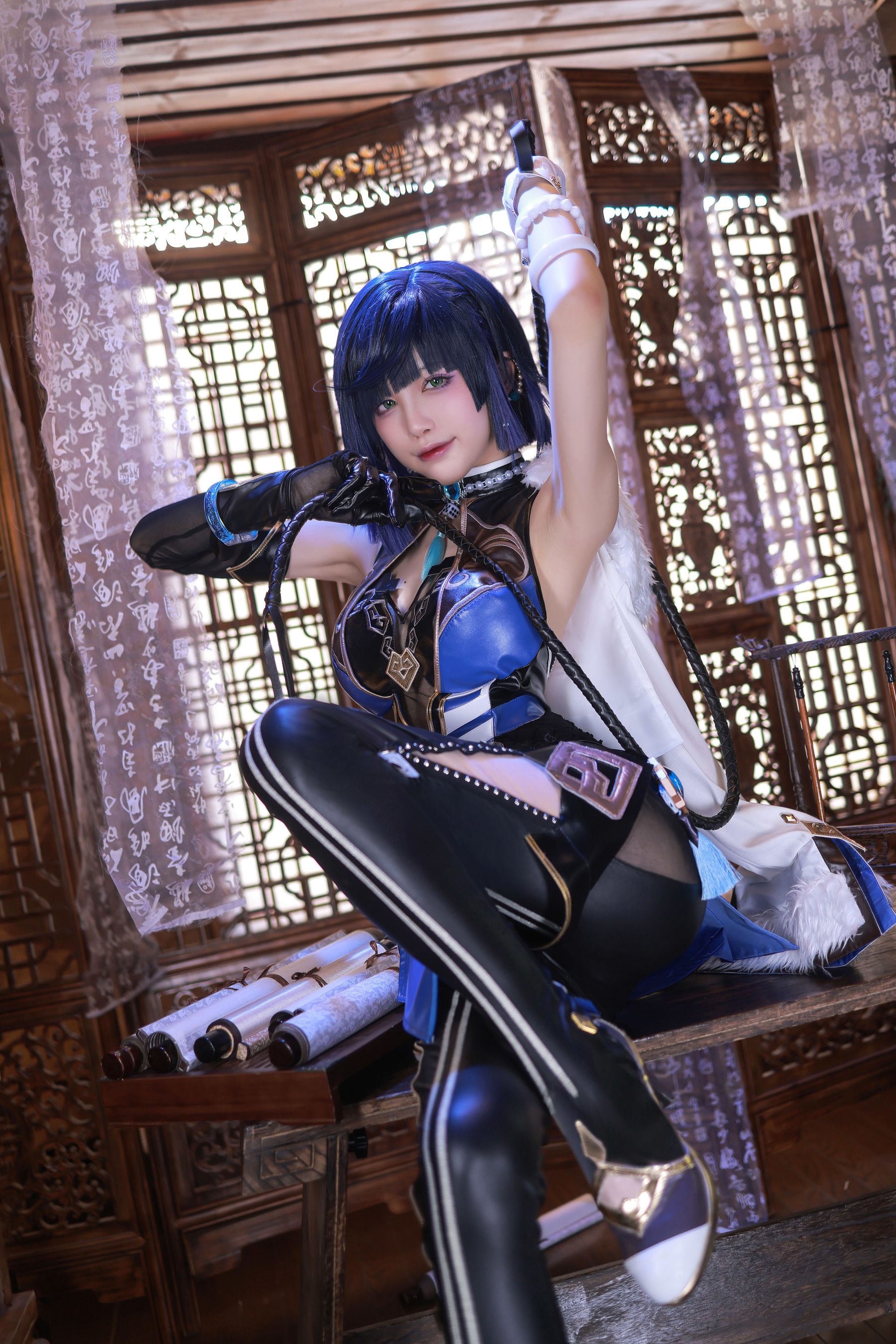 [福利COS] 动漫博主水淼aqua - 夜兰