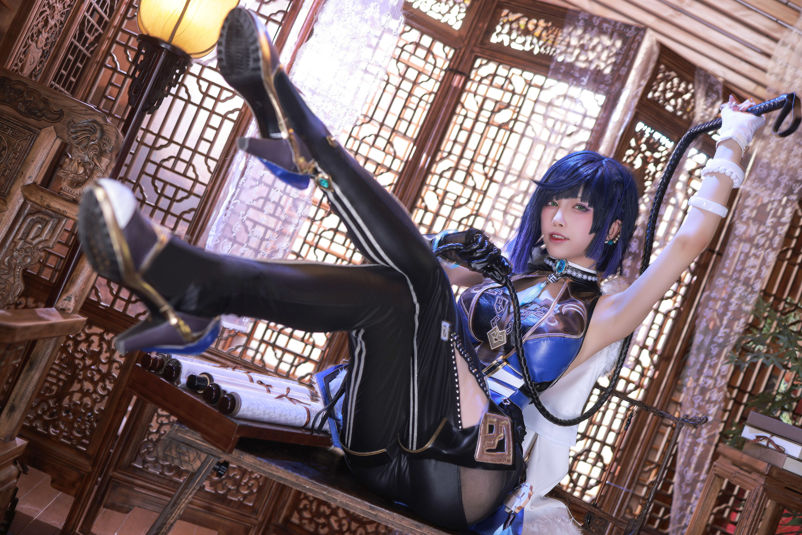 [福利COS] 动漫博主水淼aqua - 夜兰