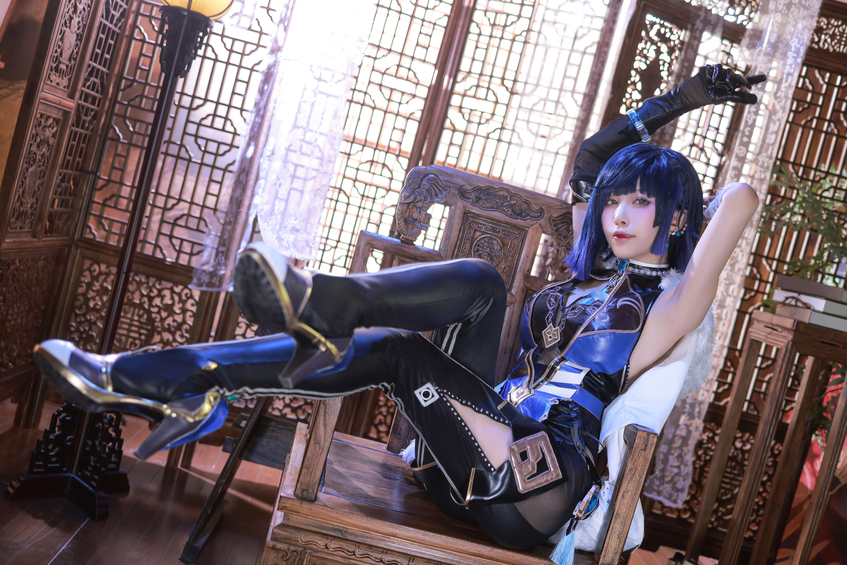 [福利COS] 动漫博主水淼aqua - 夜兰