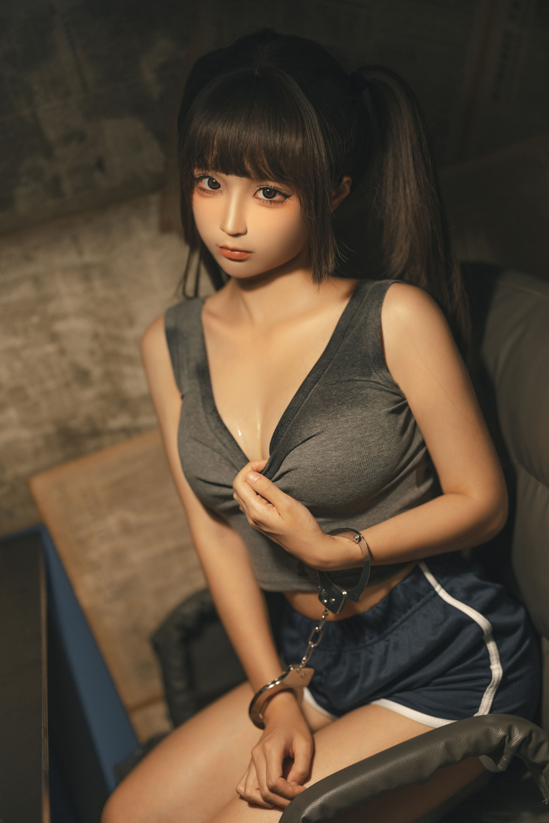 [福利COS] 动漫博主蠢沫沫 - 审讯