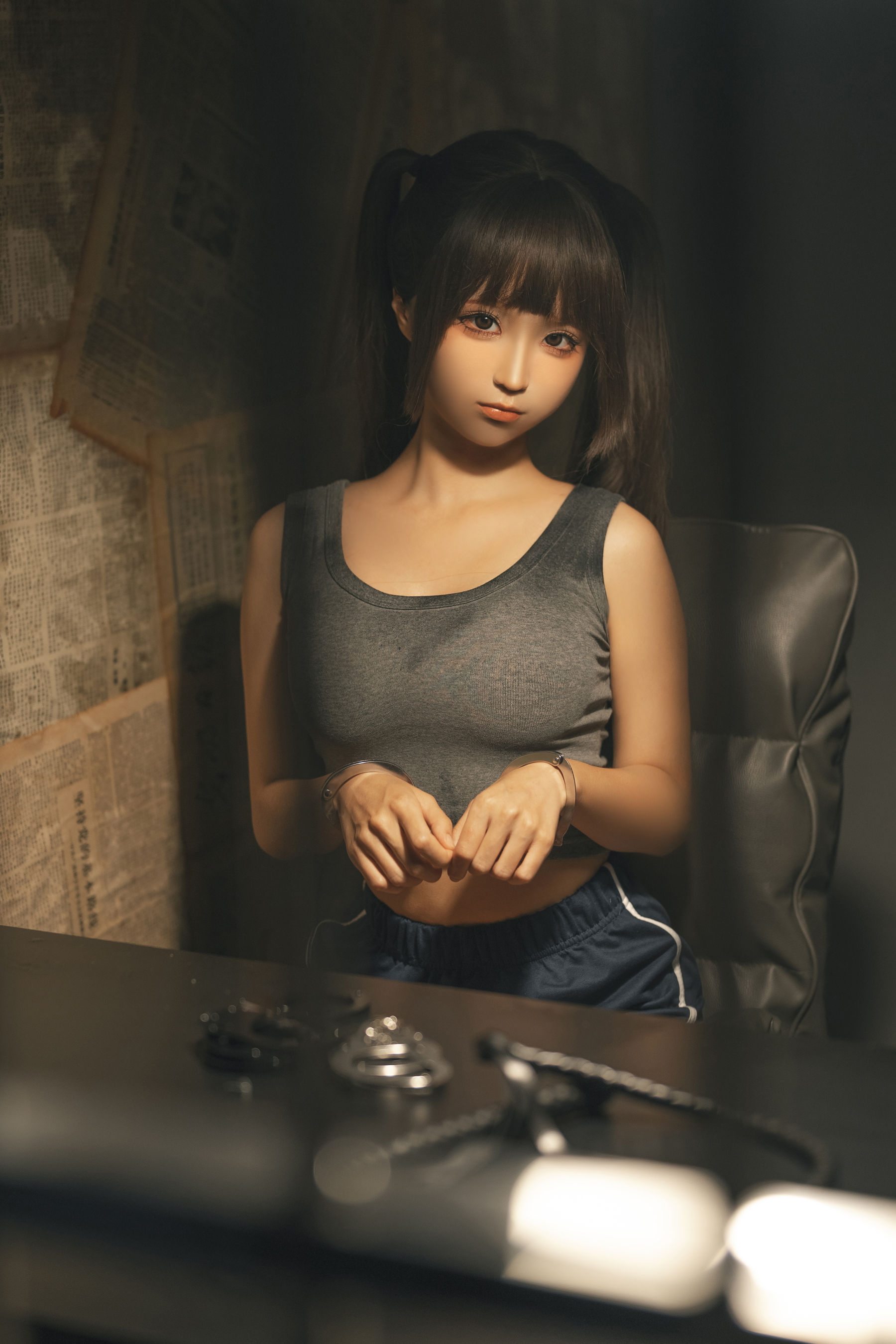 [福利COS] 动漫博主蠢沫沫 - 审讯