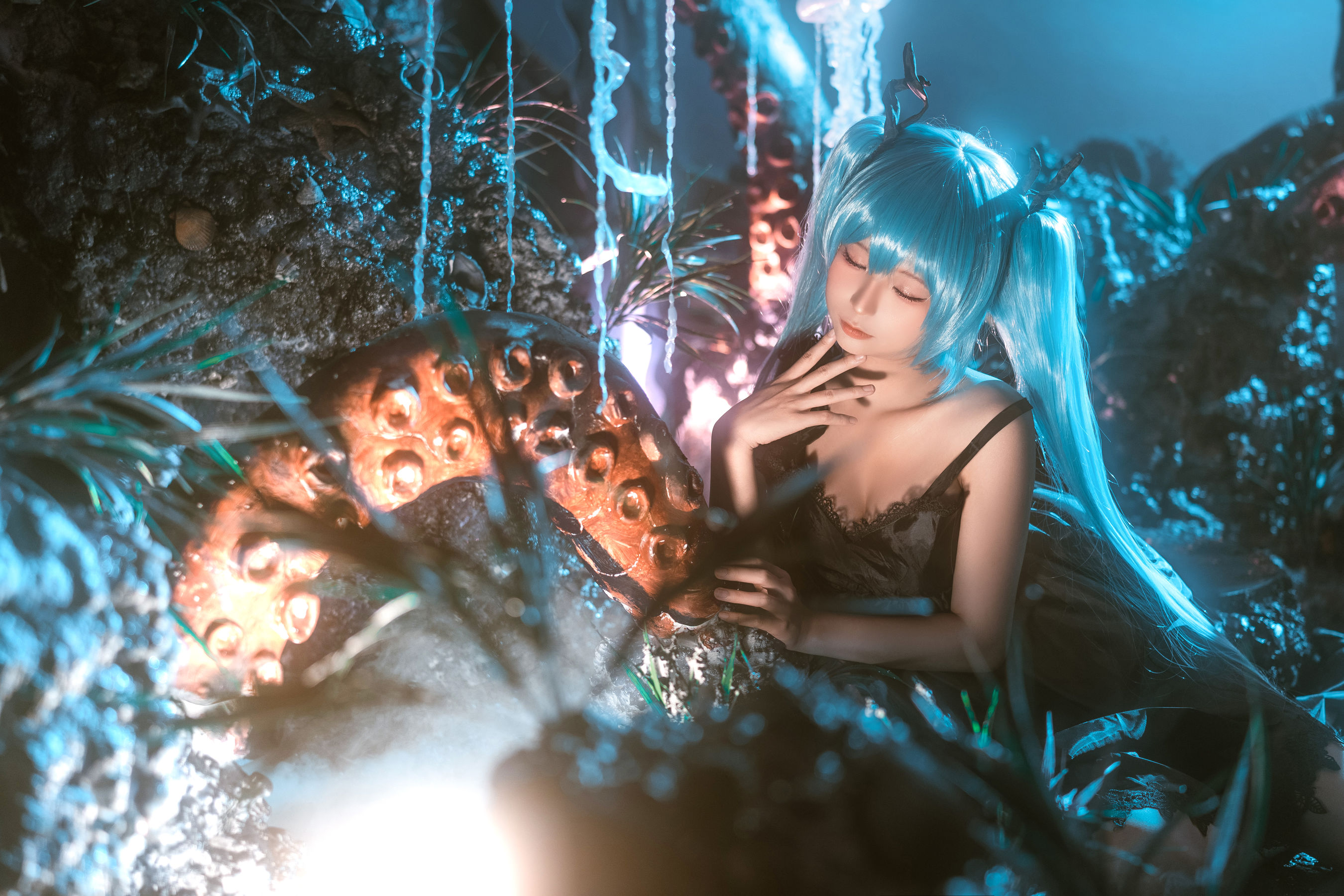 [福利COS] 动漫博主蠢沫沫 - 深海少女