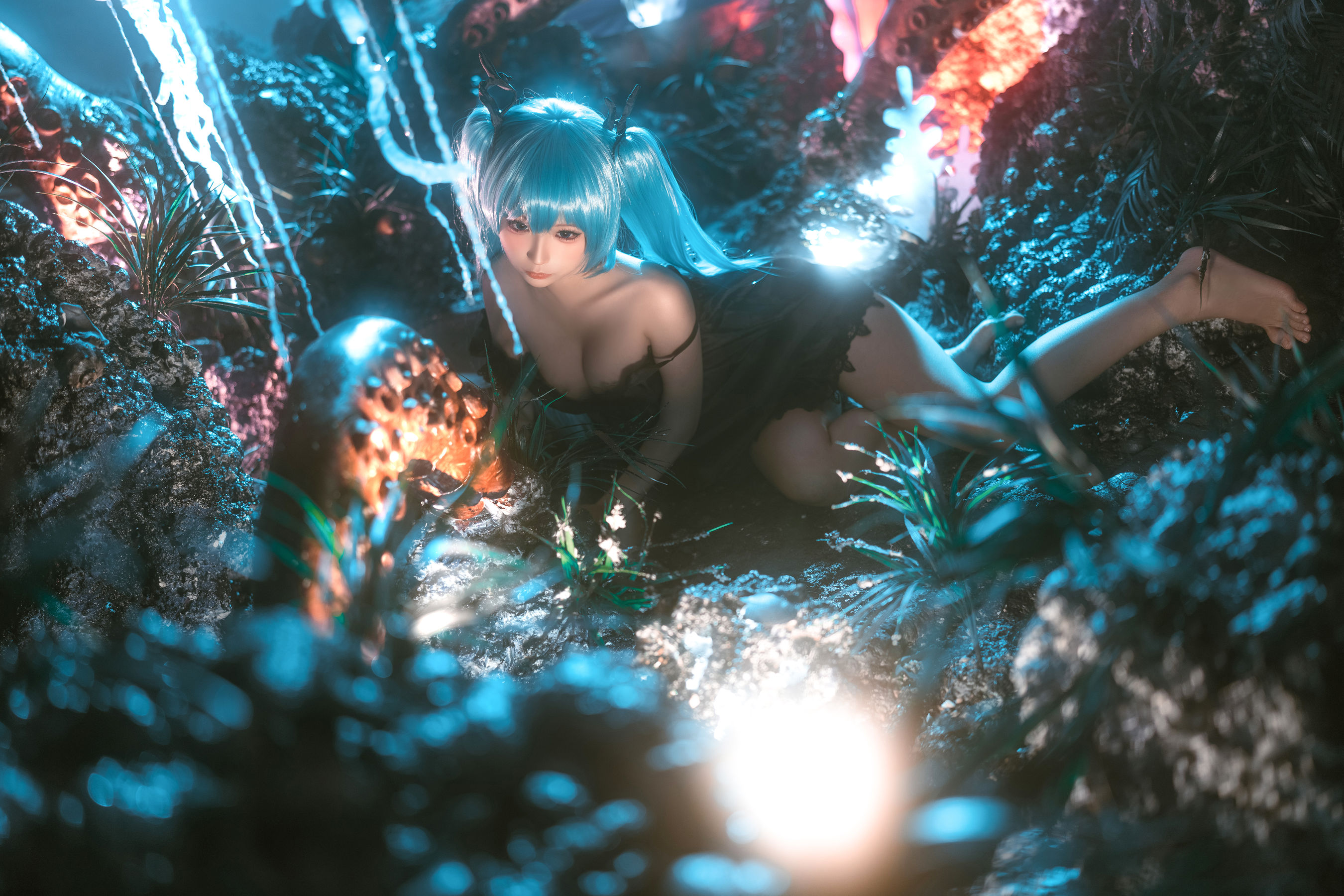 [福利COS] 动漫博主蠢沫沫 - 深海少女