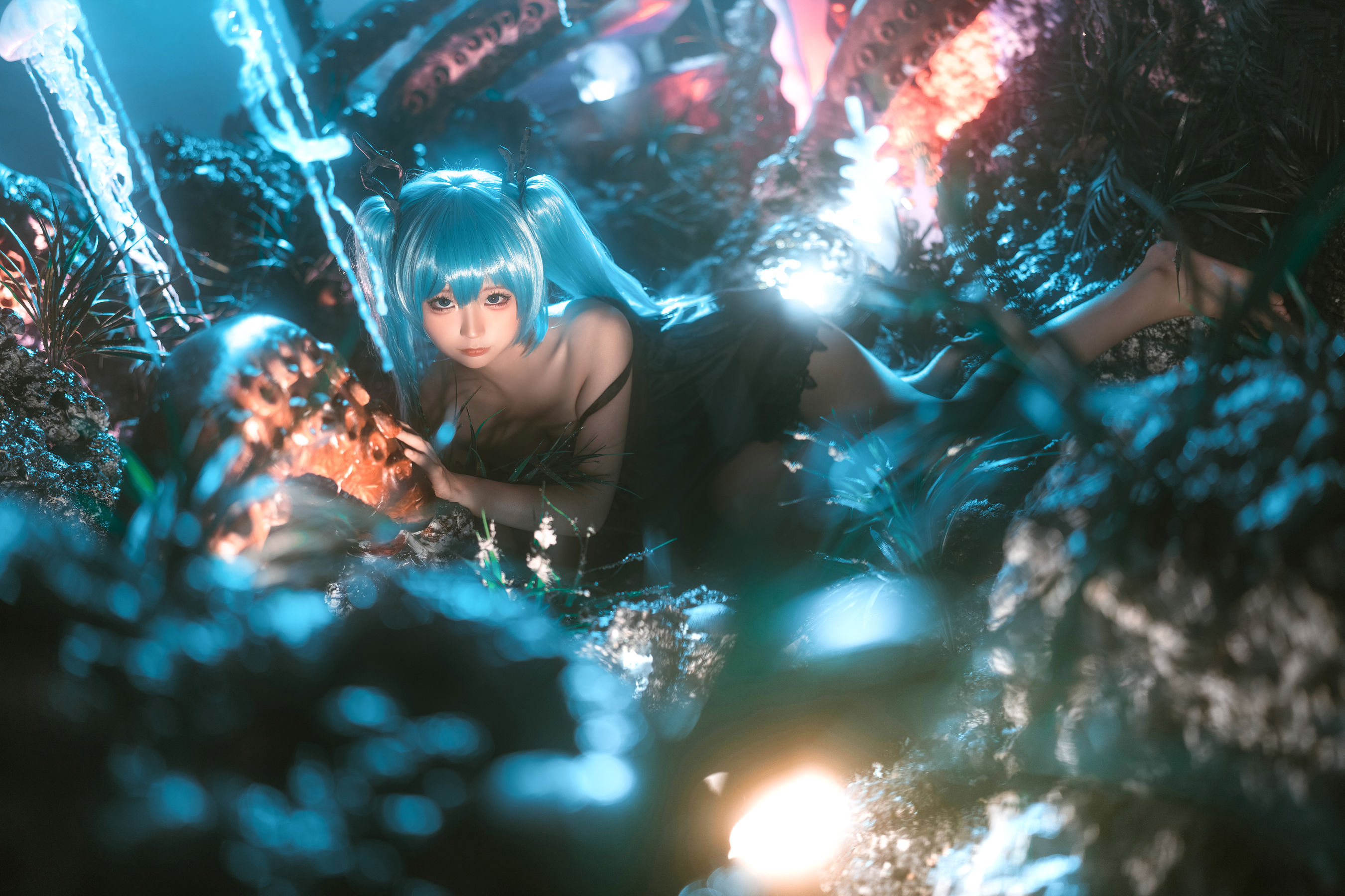 [福利COS] 动漫博主蠢沫沫 - 深海少女