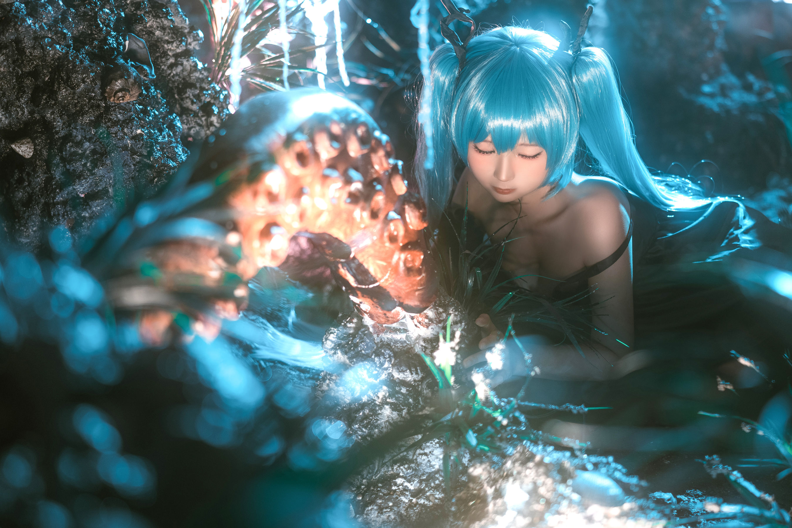 [福利COS] 动漫博主蠢沫沫 - 深海少女