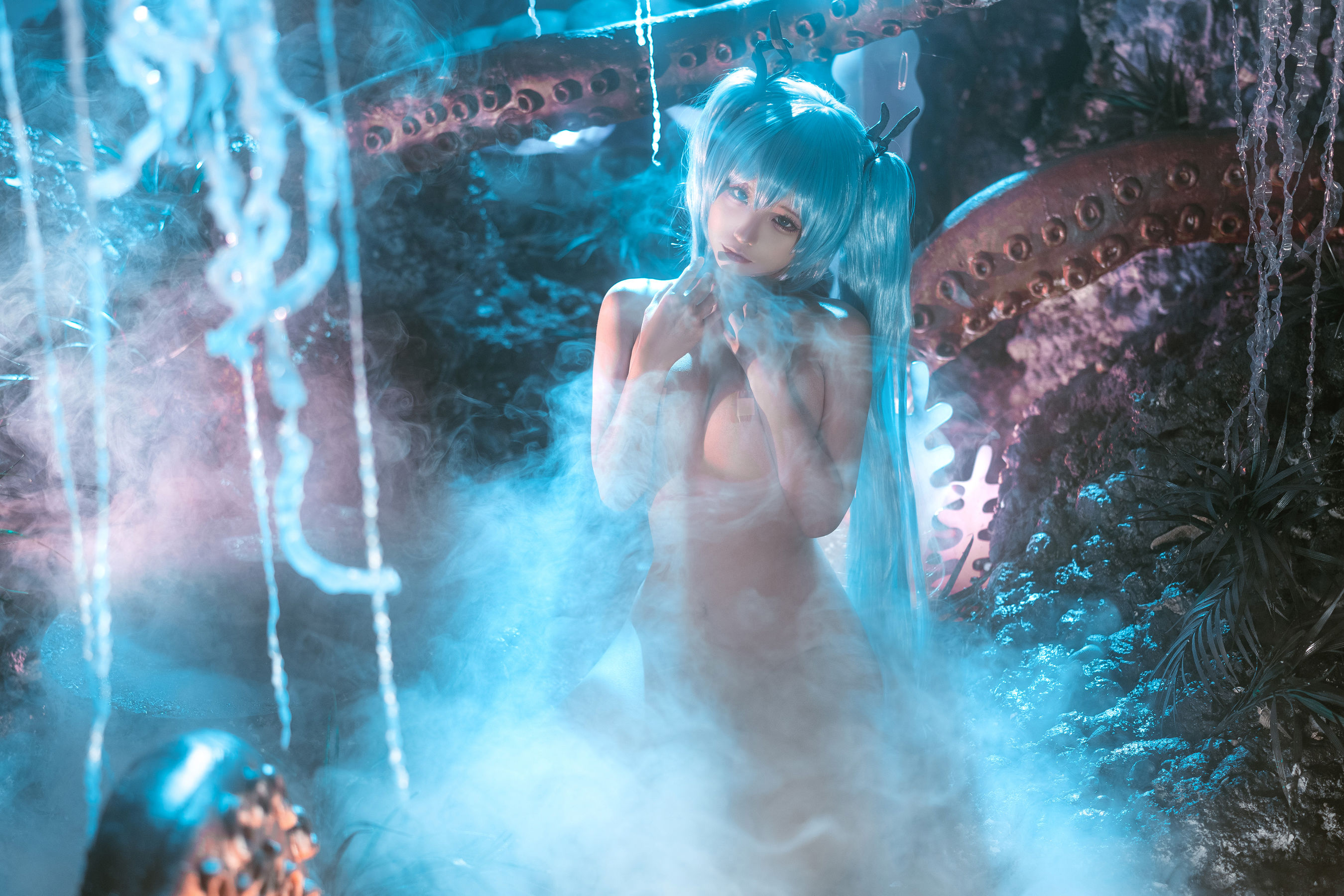 [福利COS] 动漫博主蠢沫沫 - 深海少女